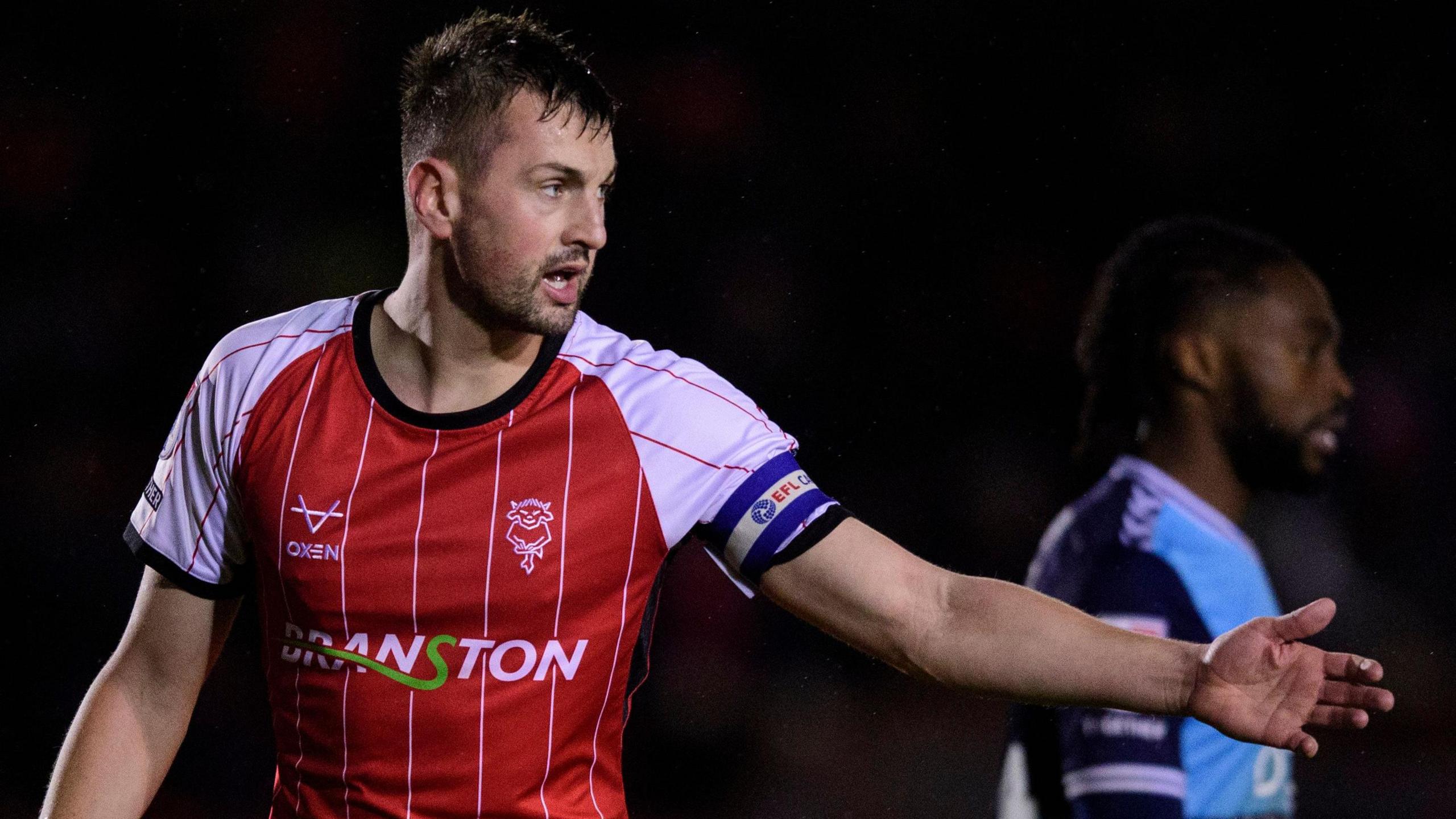 Paudie O'Connor in action for Lincoln