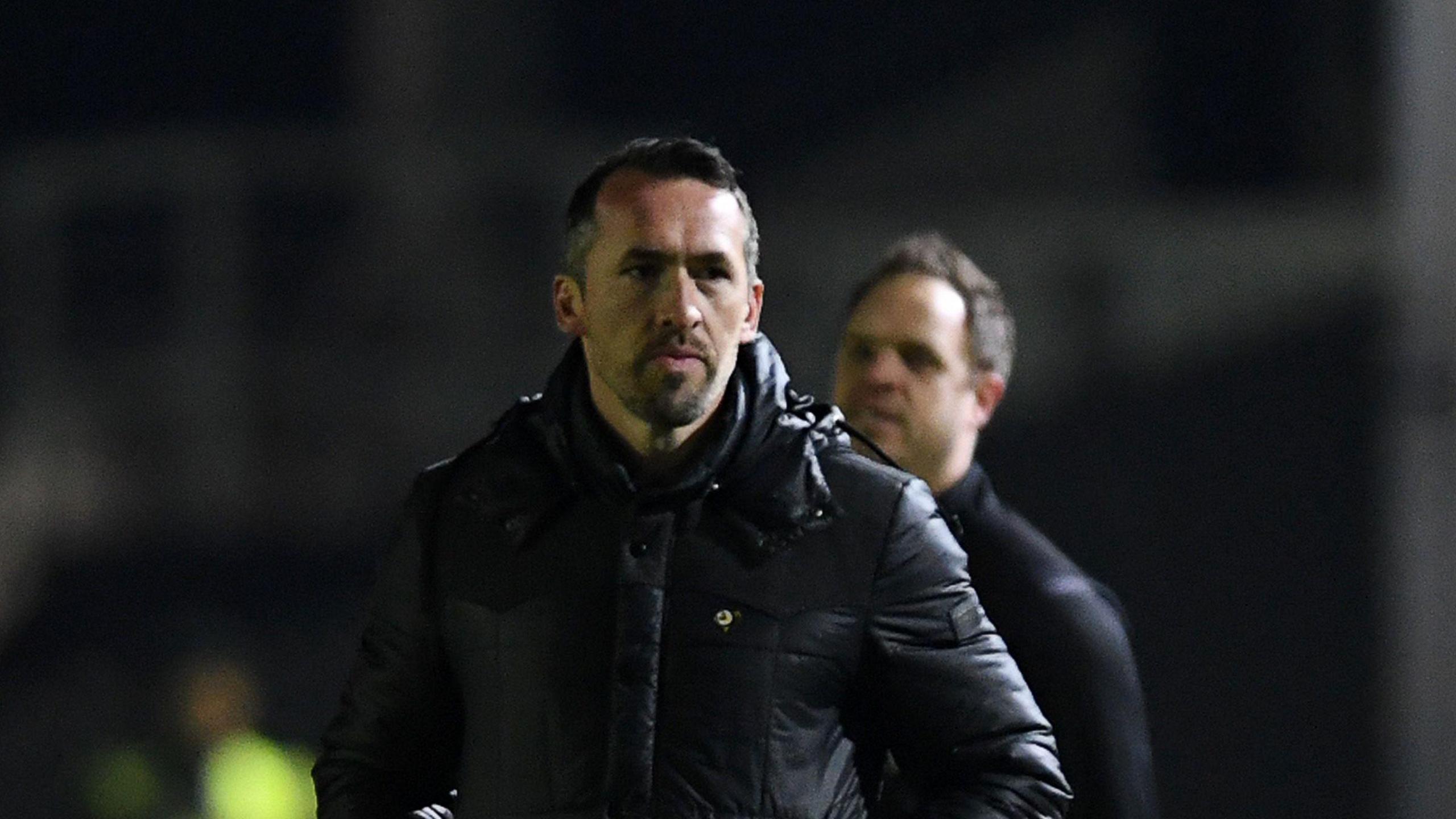 Christian Fuchs during his side's 3-1 win at home to Tranmere Rovers on Tuesday.
