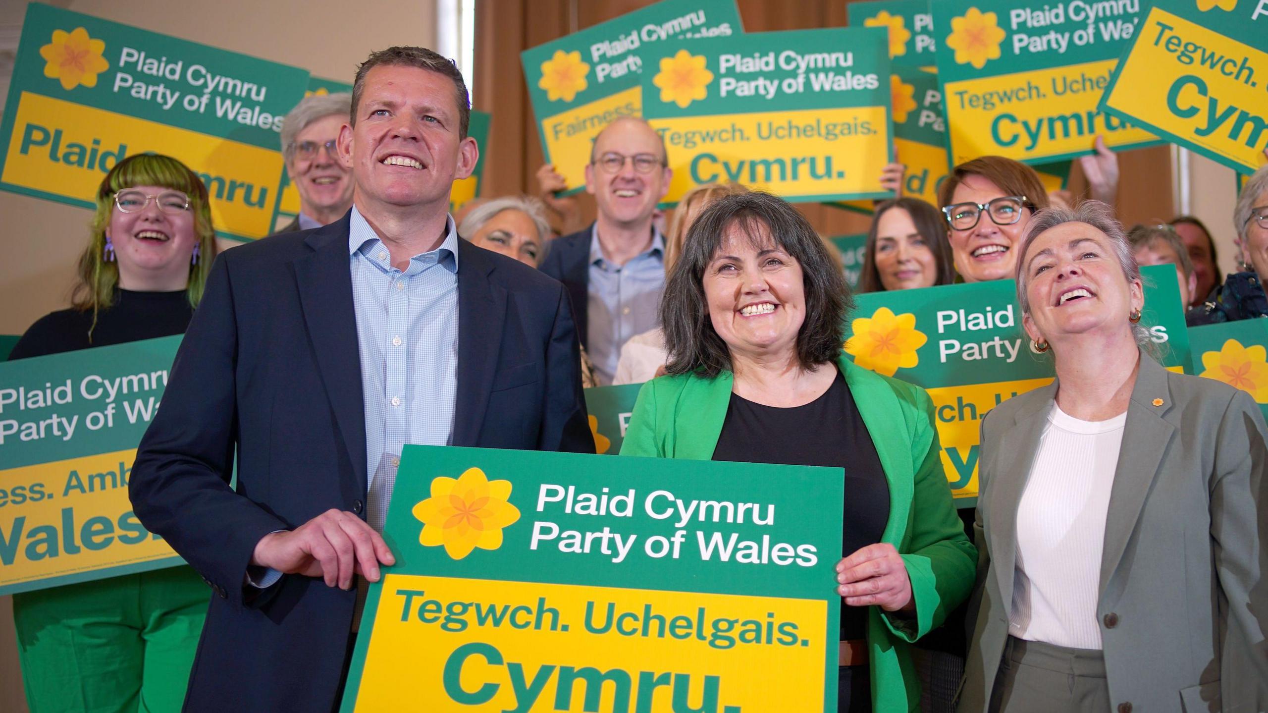 Rhun at Plaid Cymru event