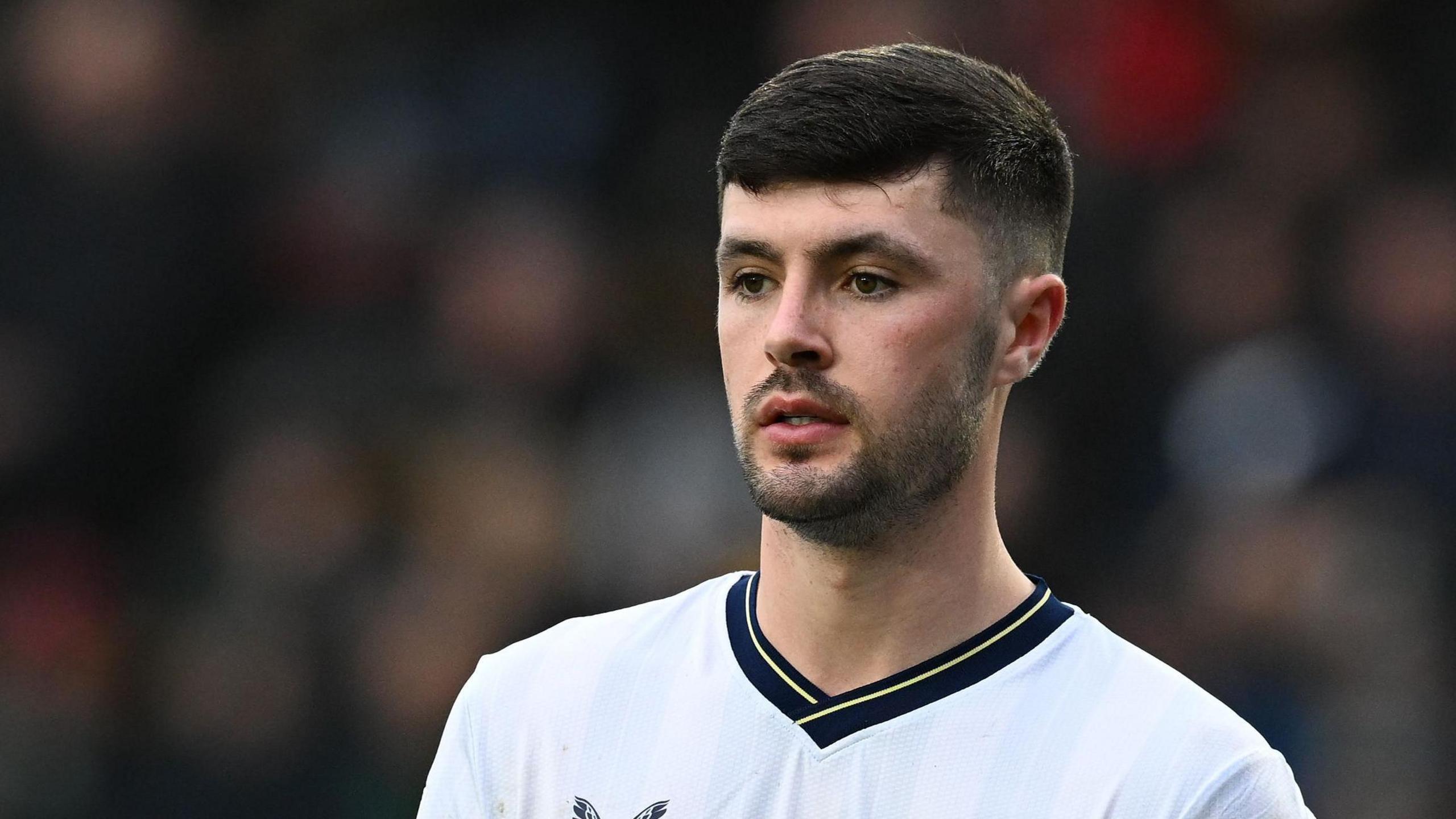 Layton Stewart in action for Preston North End