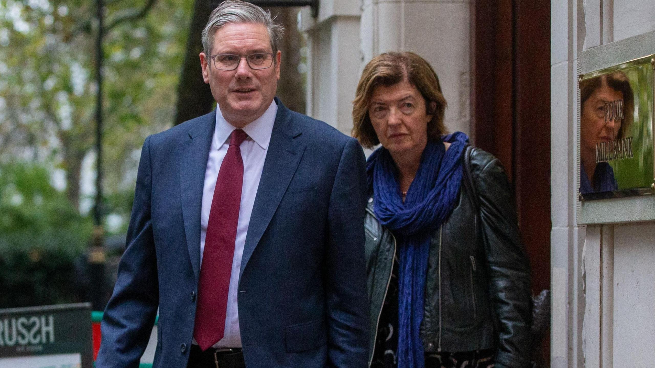 Keir Starmer and Sue Gray in Westminster