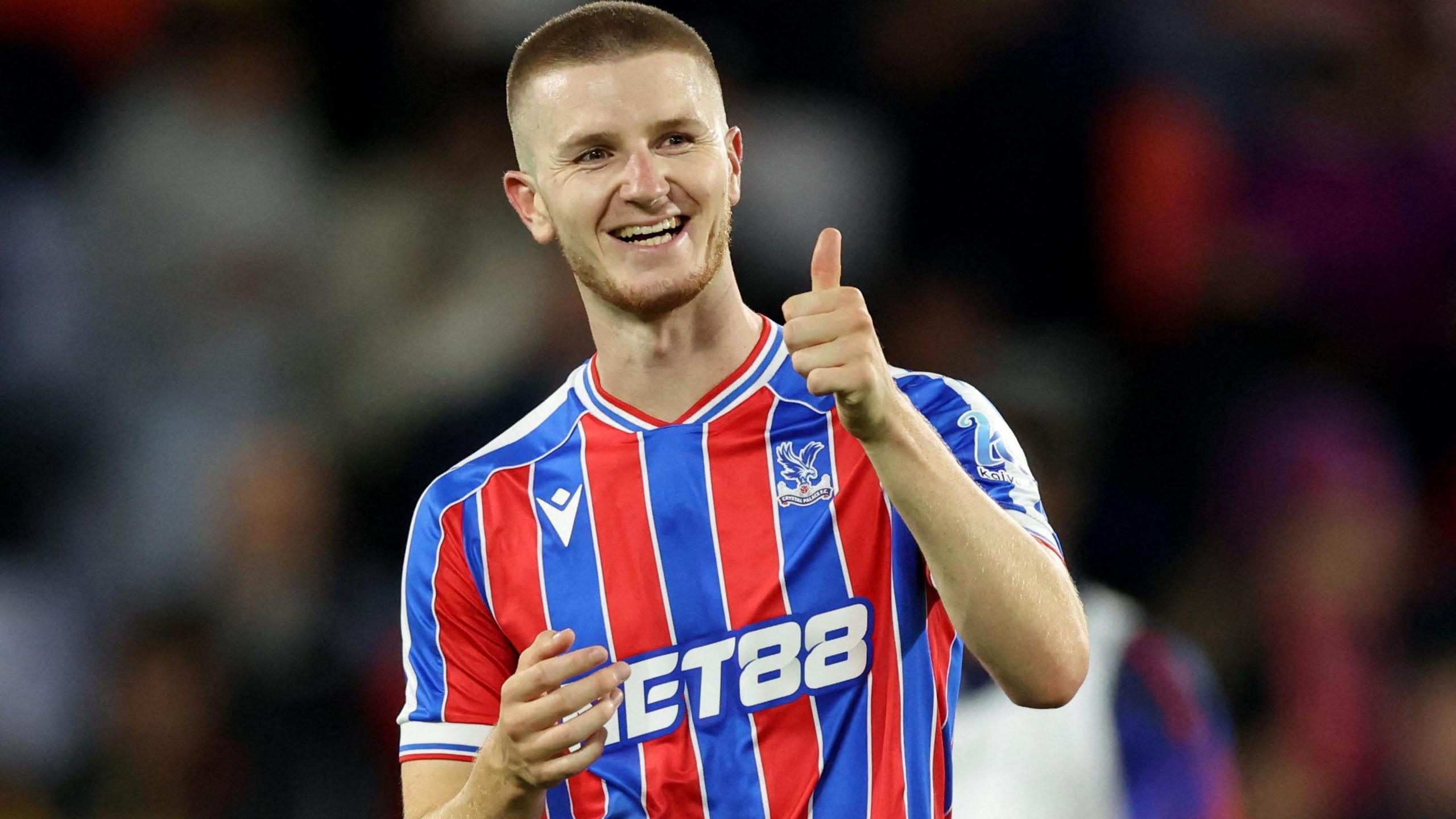 Crystal Palace's Adam Wharton looks a ready-made England player