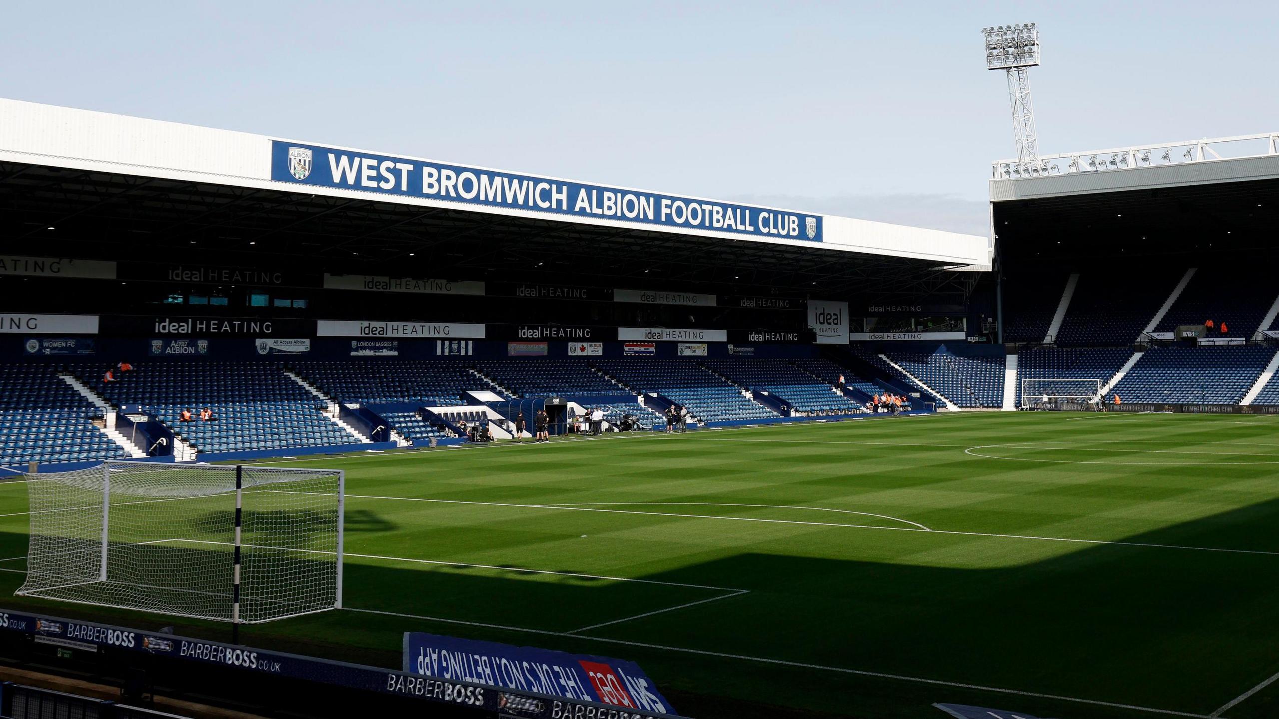 General view across the pitch at The Hawthorns stadium