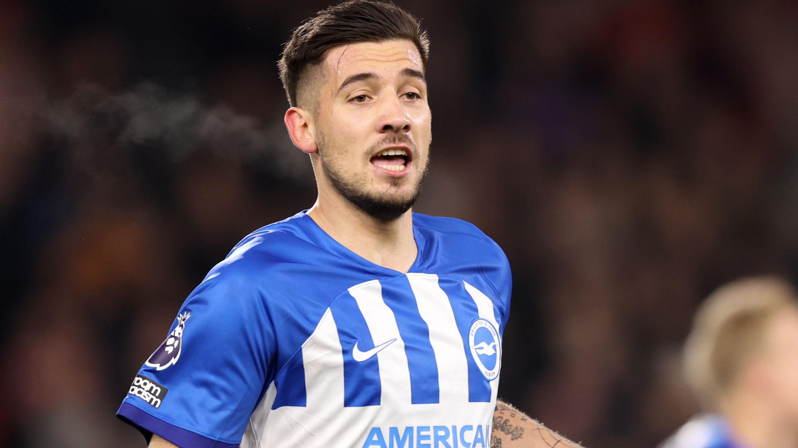  Jakub Moder of Brighton & Hove Albion during a Premier League match.