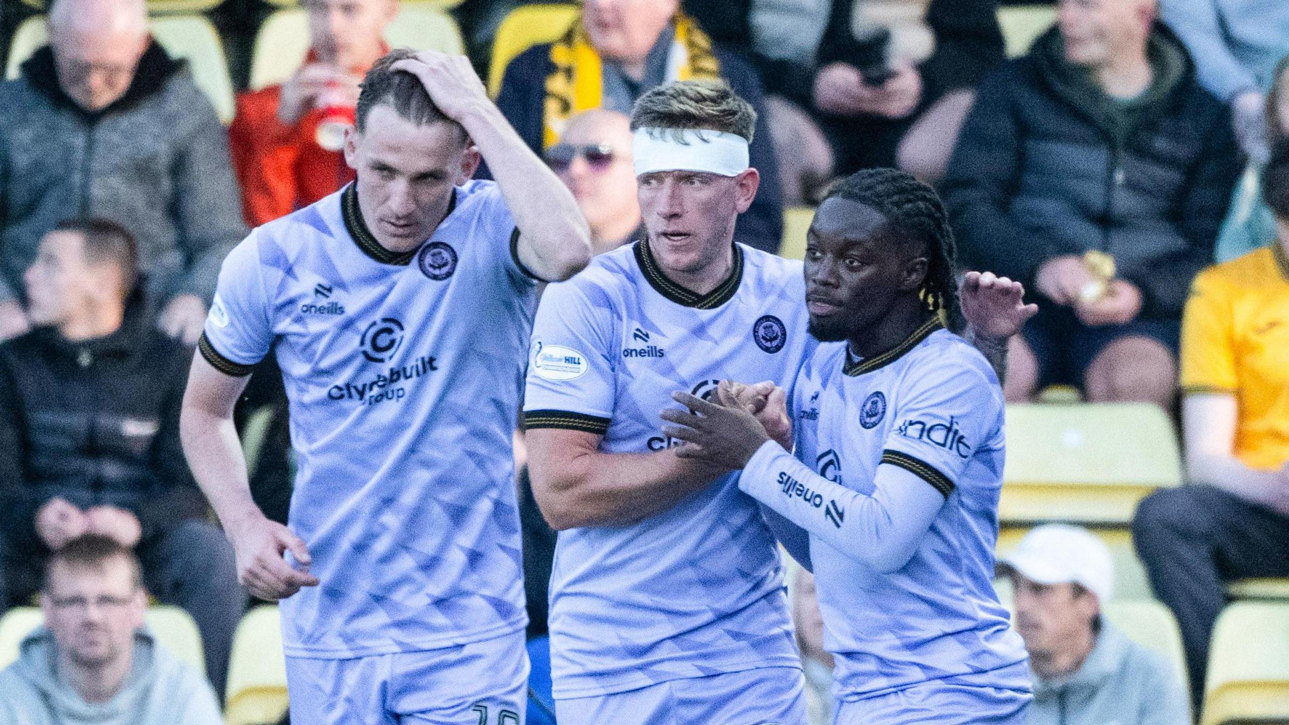Partick Thistle celebrate