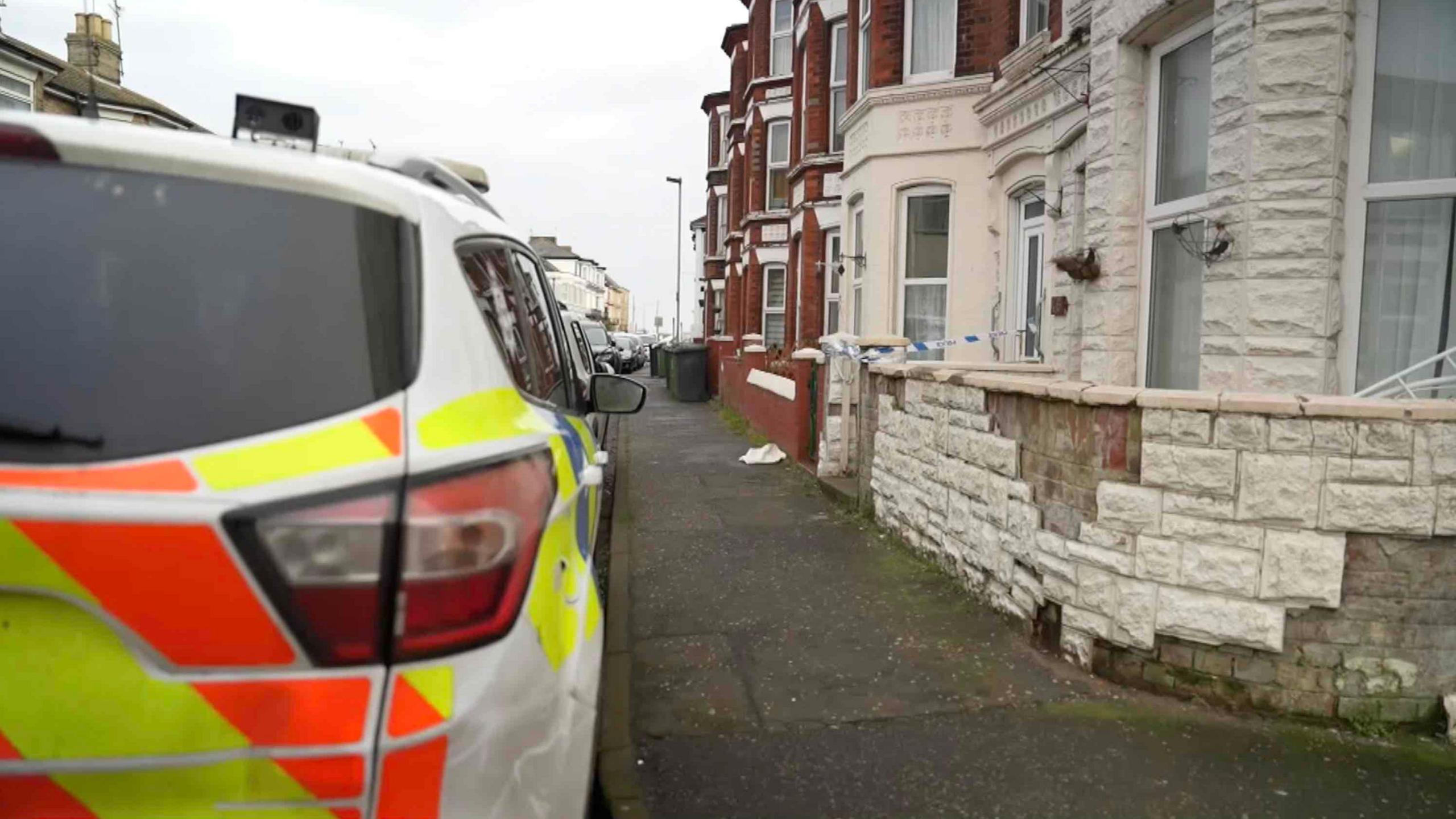 Norfolk Police car on Princes Road, Great Yarmouth