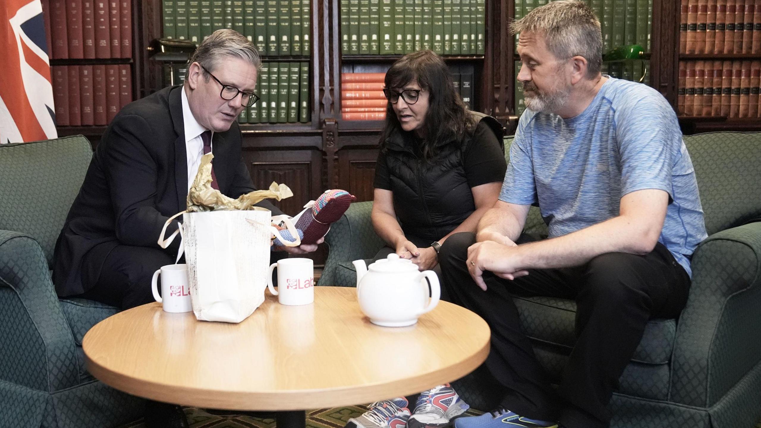 Figen Murray, Stuart Murray and Sir Keir Starmer