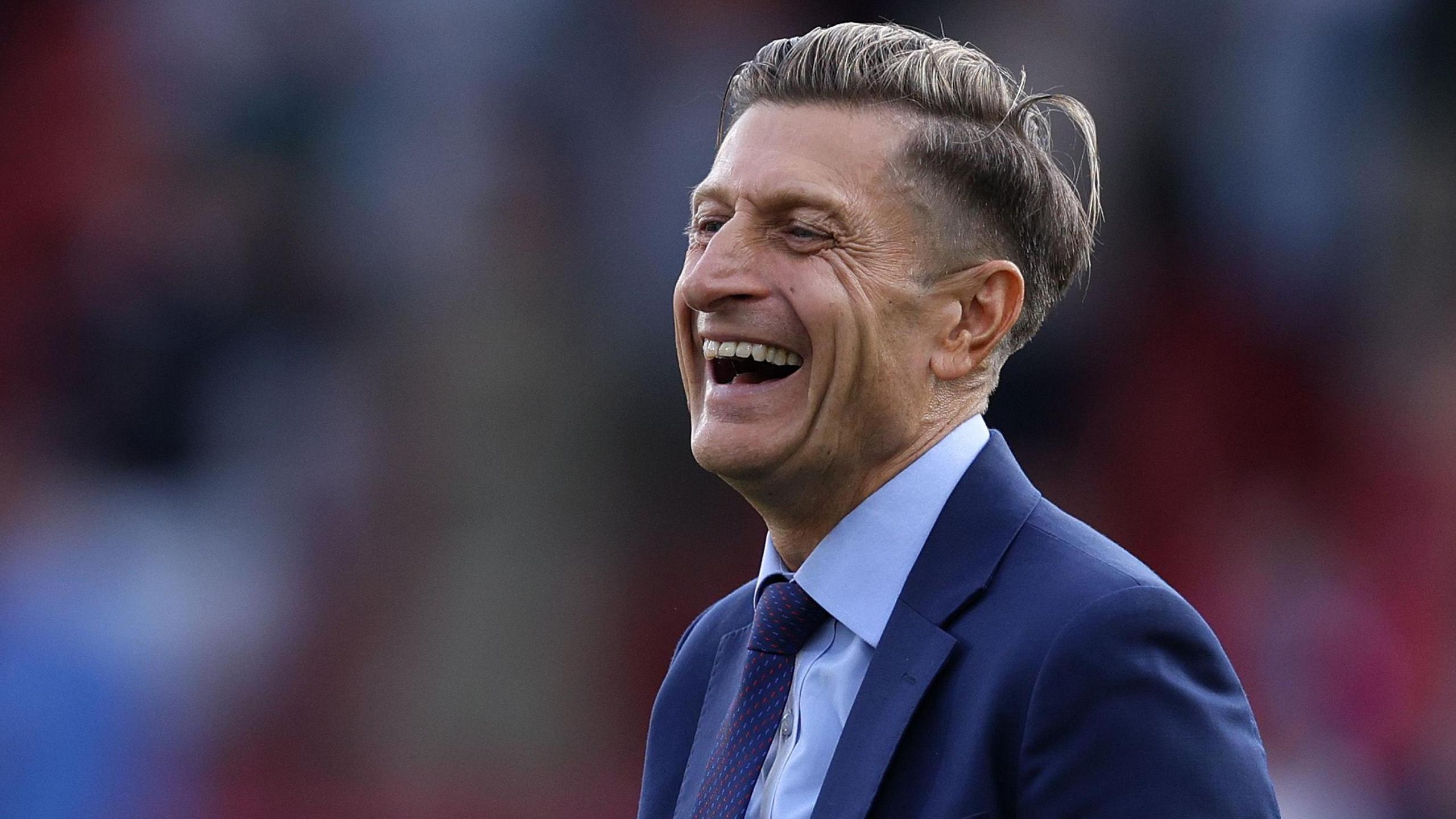 Steve Parish smiles