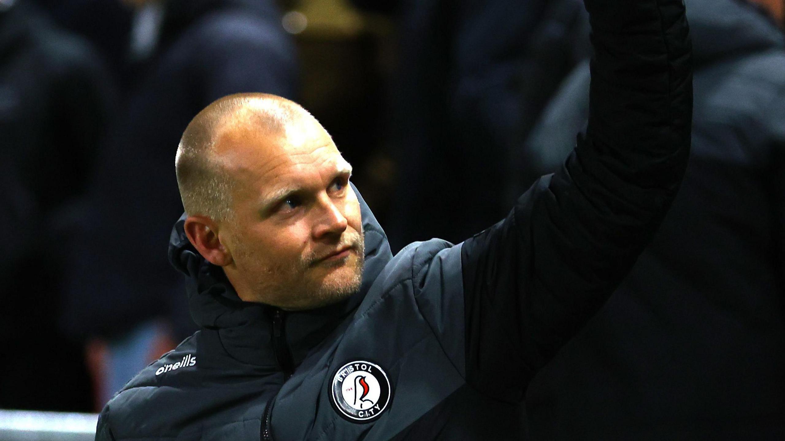 A photo of Bristol City boss Liam Manning