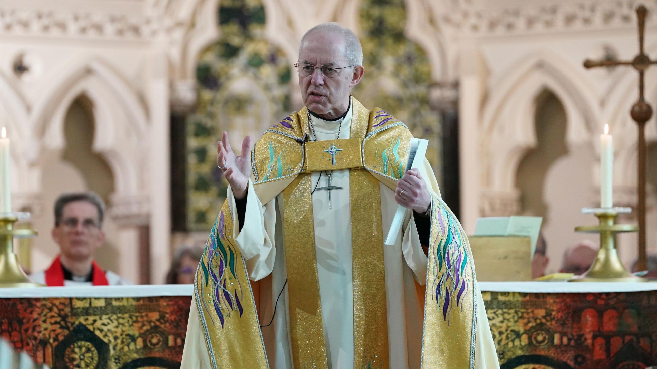 The Archbishop of Canterbury Justin Welby at St Philips Church in Maidstone