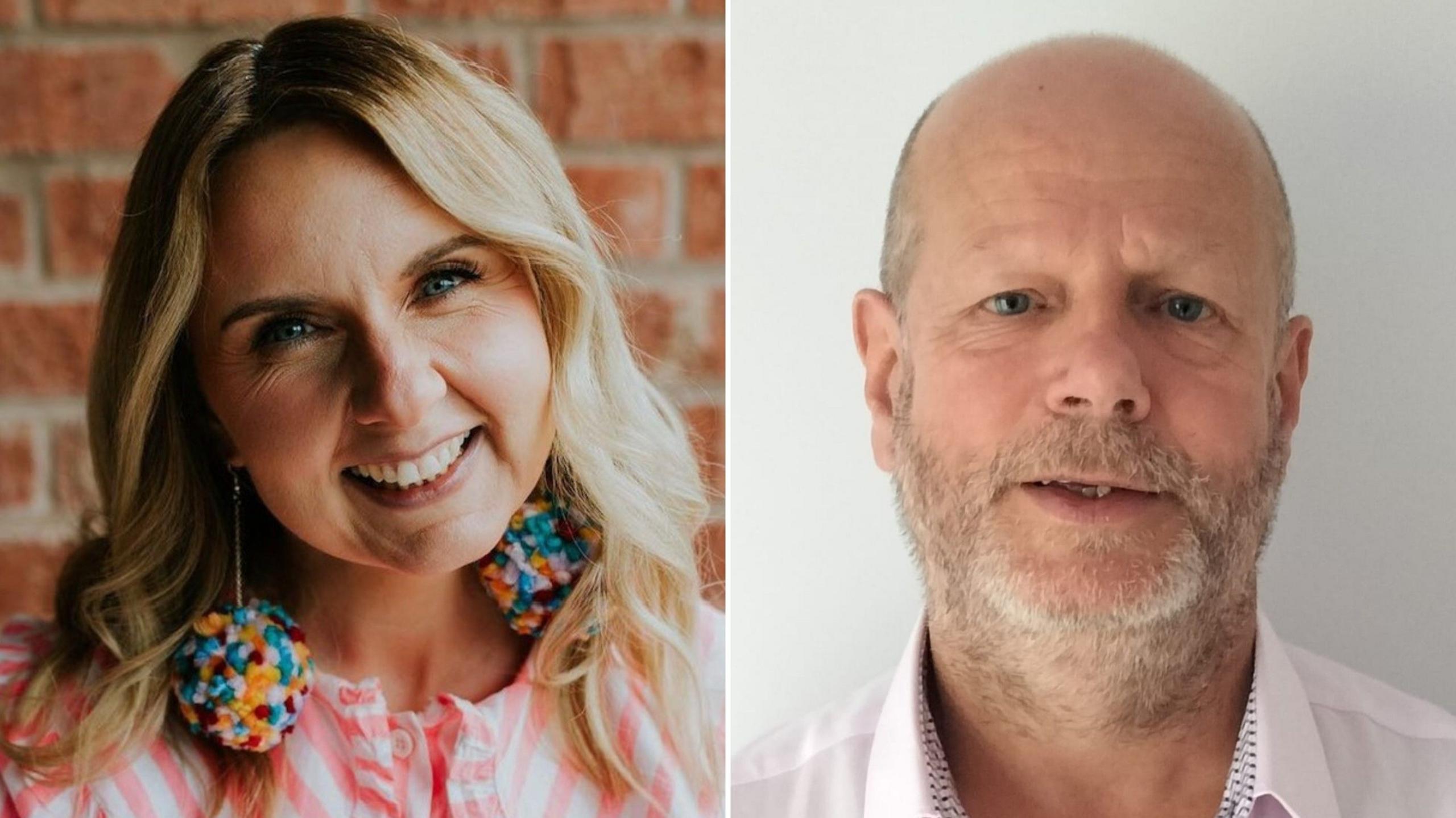 Heulwen Davies a Peter Jones