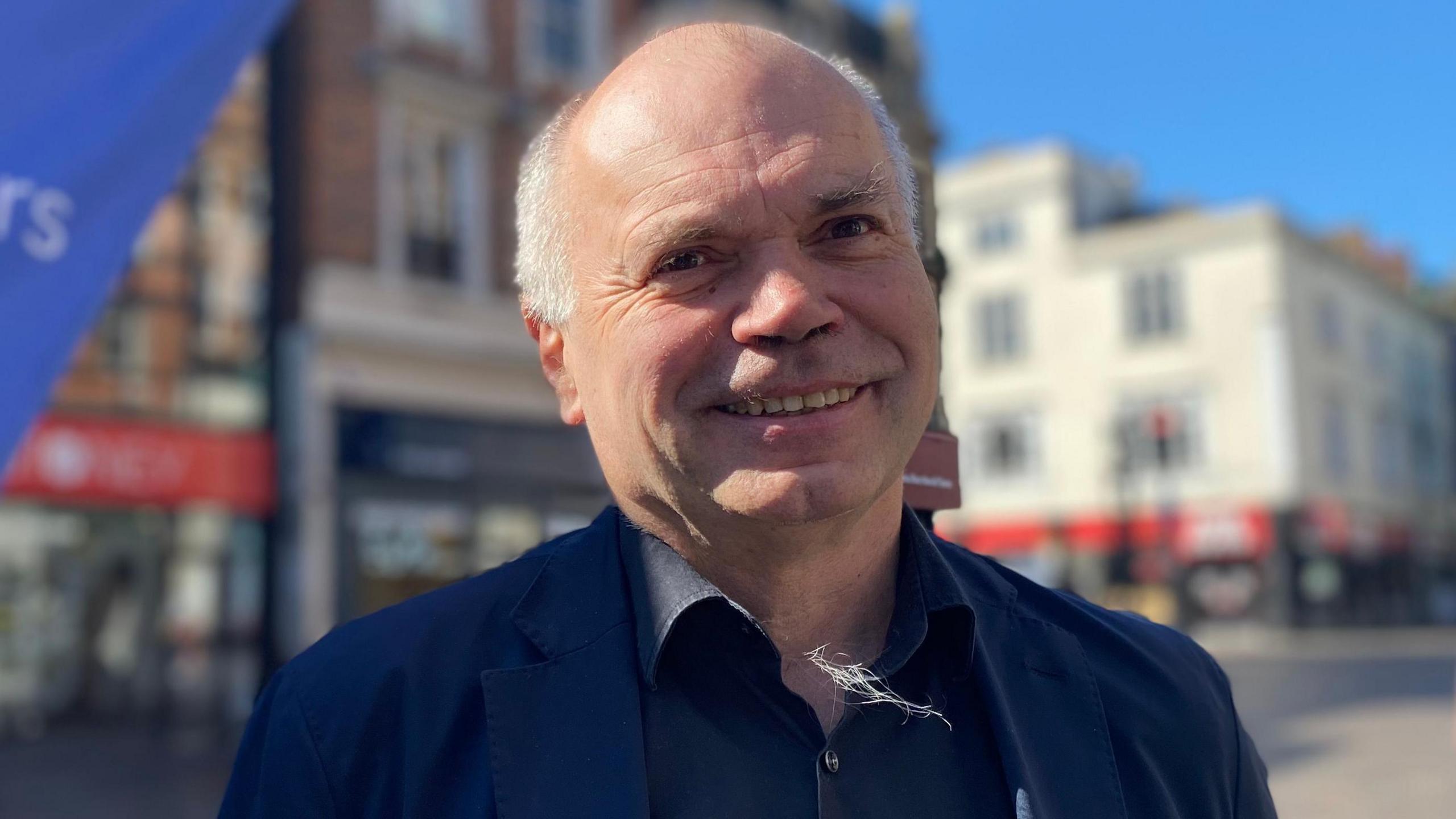 Prof Jan Kovac outside smiling at the camera.