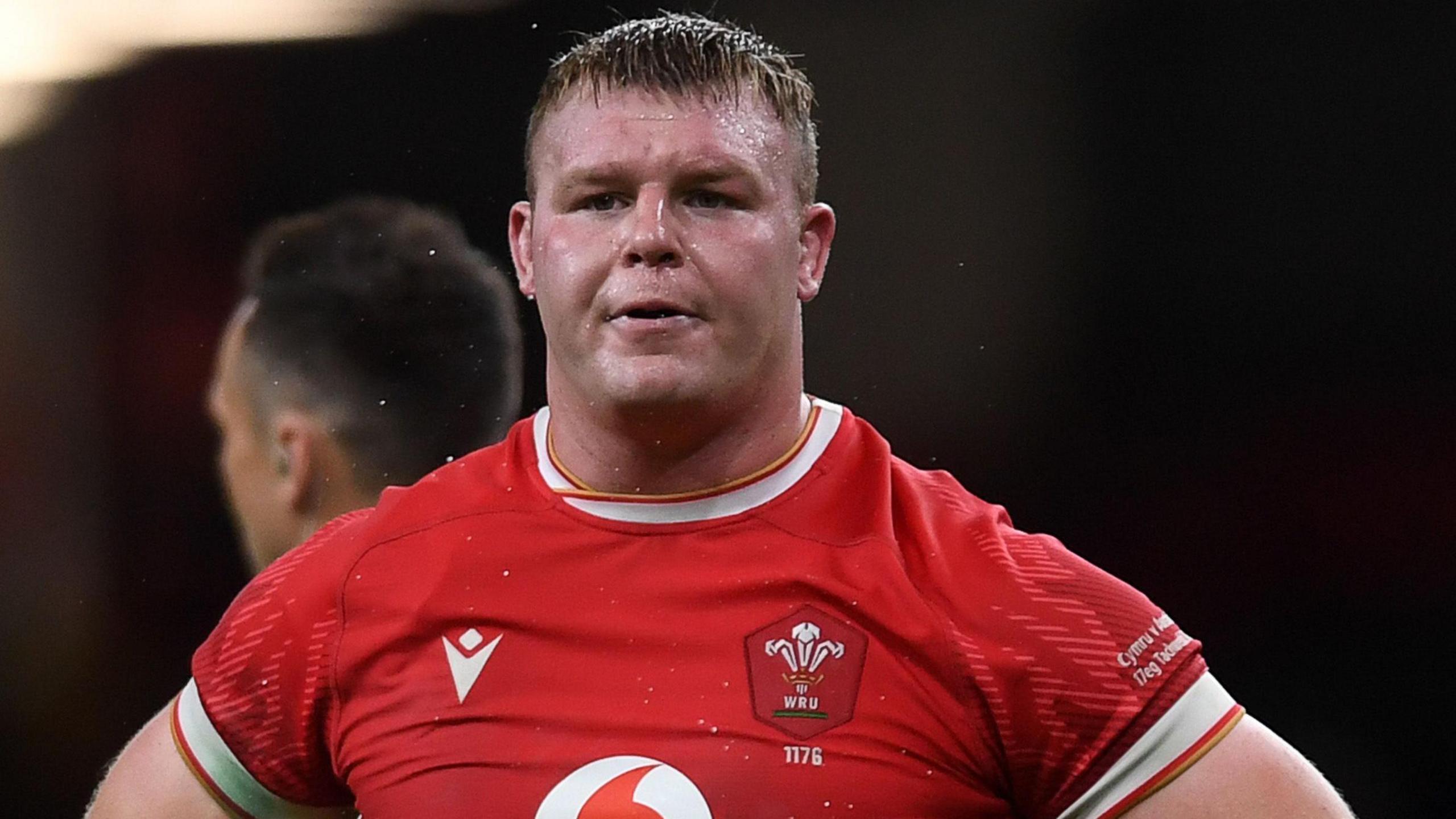 Dewi Lake in action for Wales