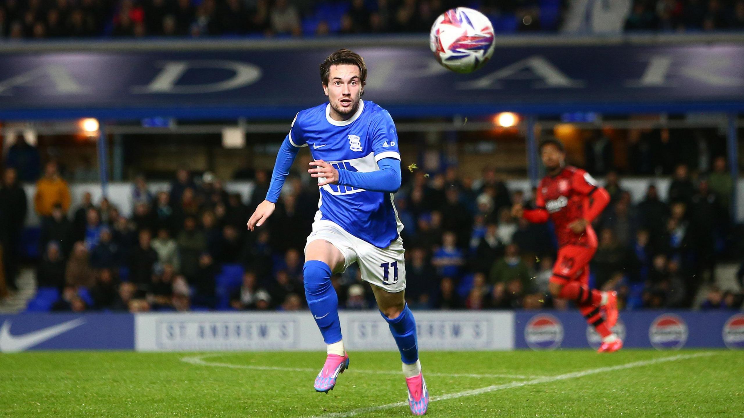 Scott Wright in action for Birmingham City