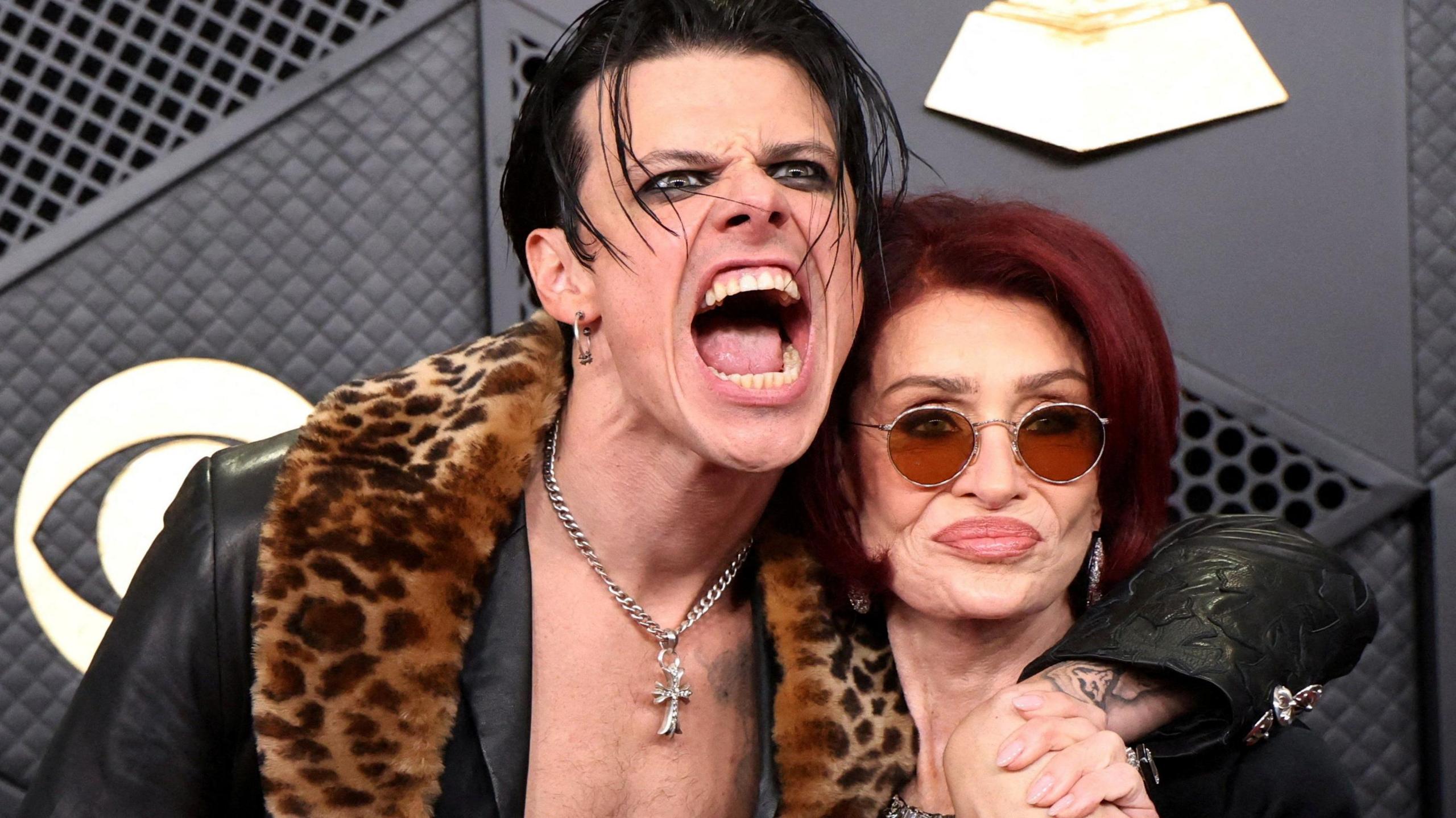 Yungblud with Sharon Osbourne