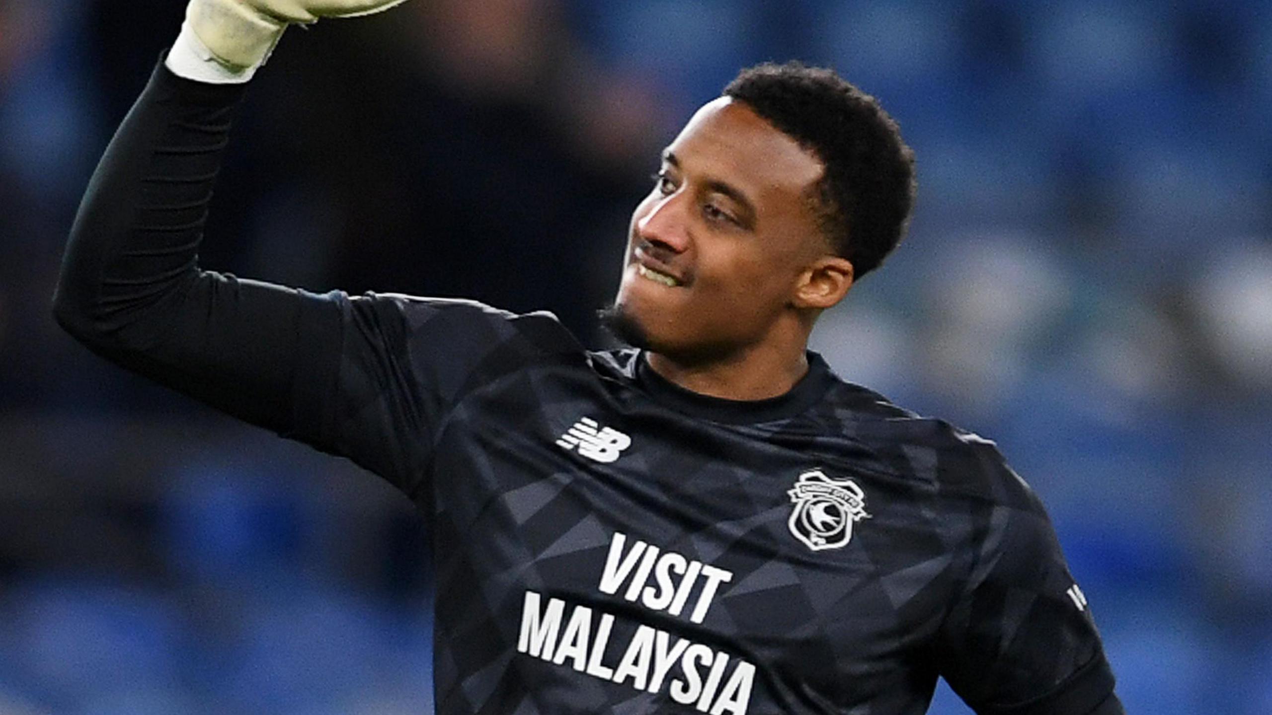 Cardiff City goalkeeper Nathan Trott
