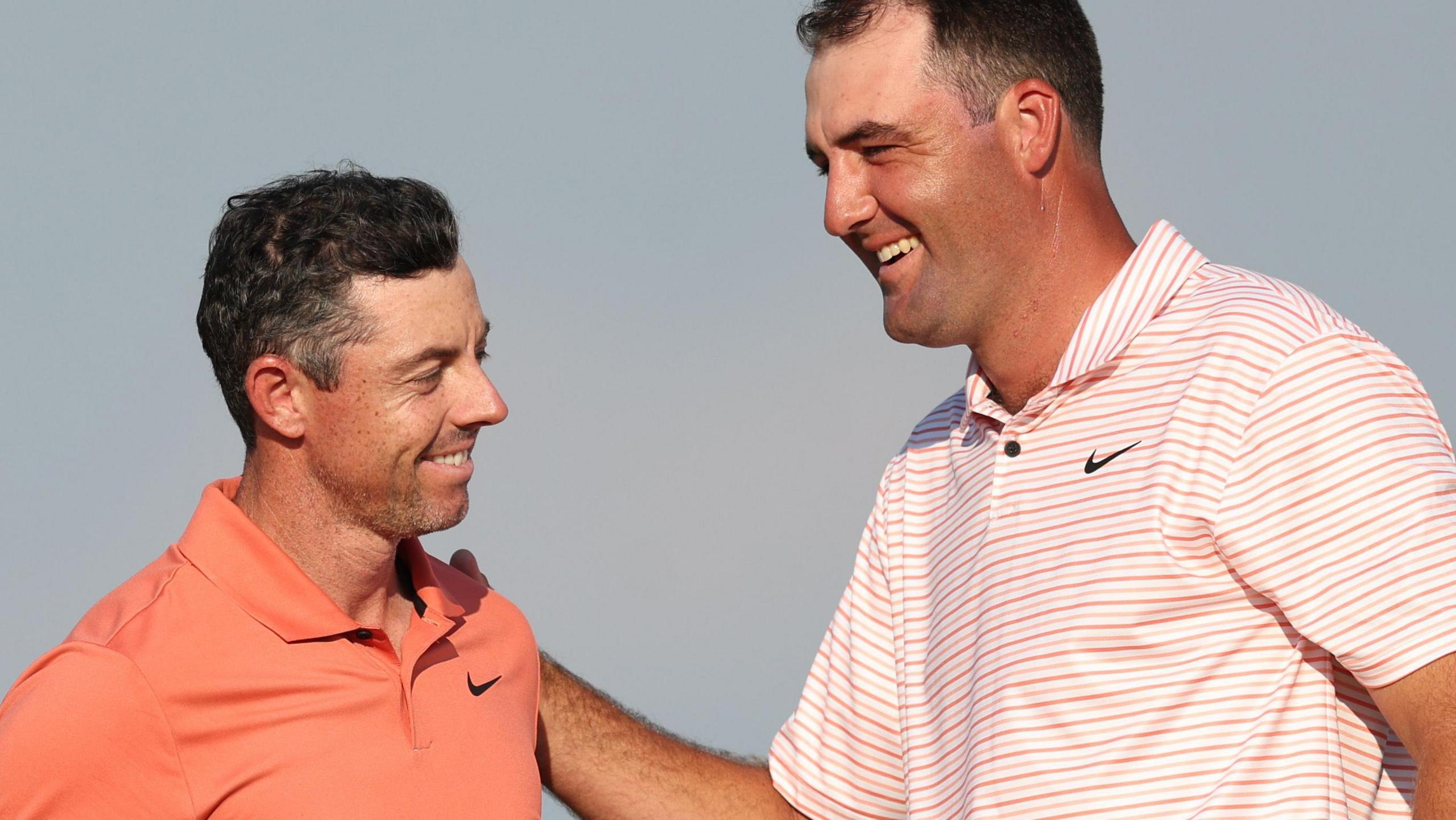 Rory McIlroy and Scottie Scheffler