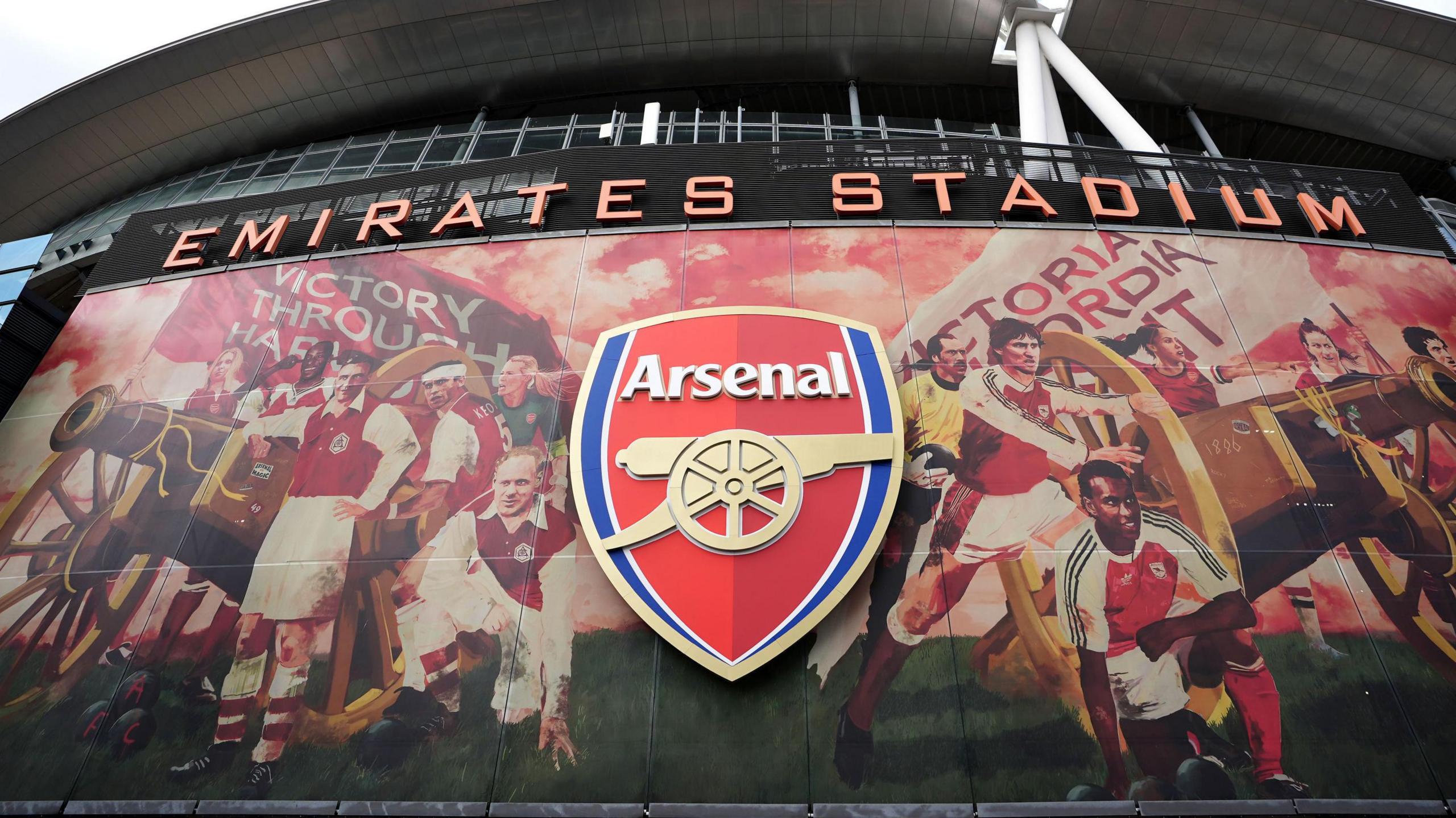 General view of Emirates Stadium, home of Arsenal FC