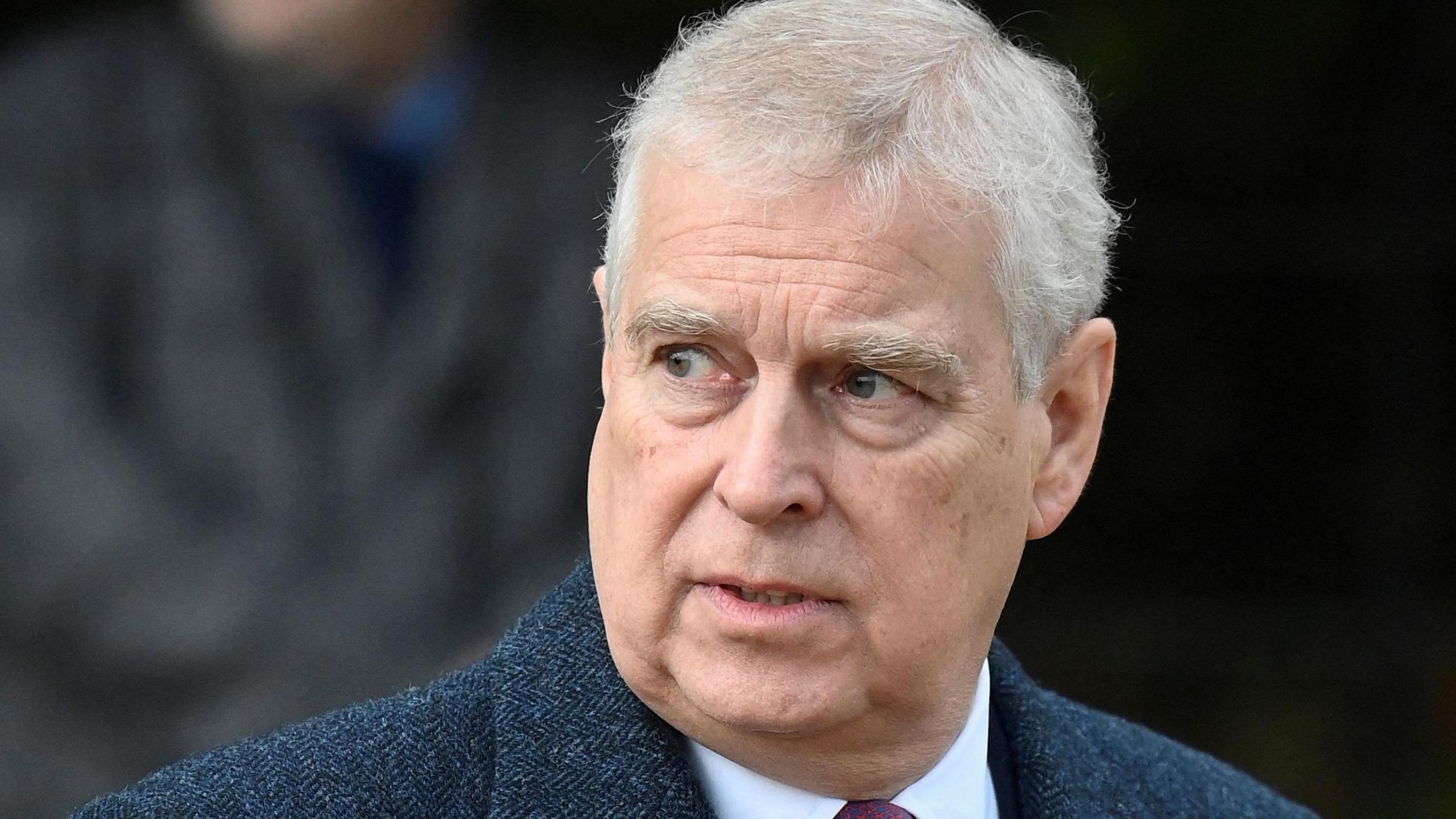 Prince Andrew head and shoulders