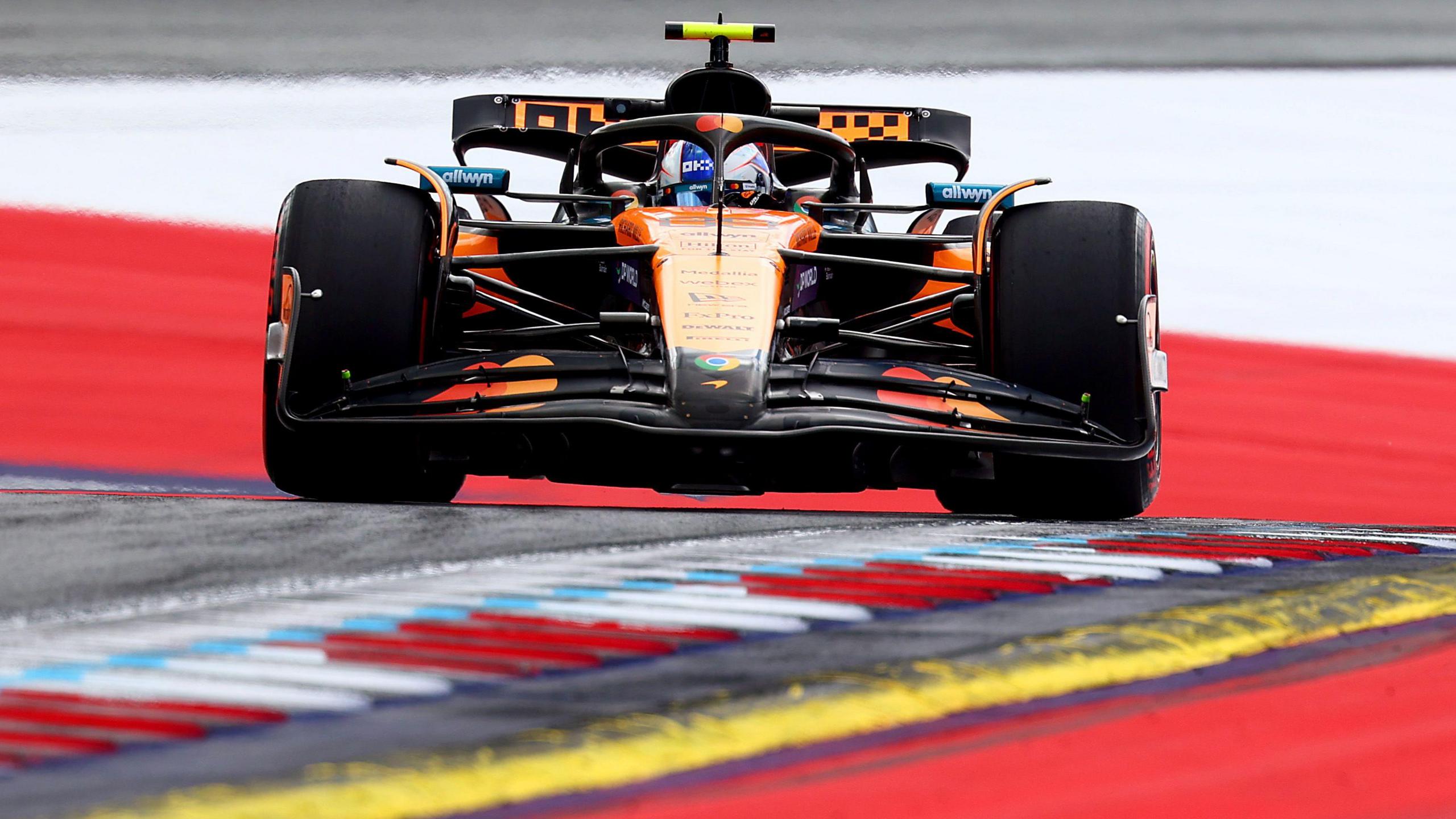 Alex Dunne in action for McLaren 