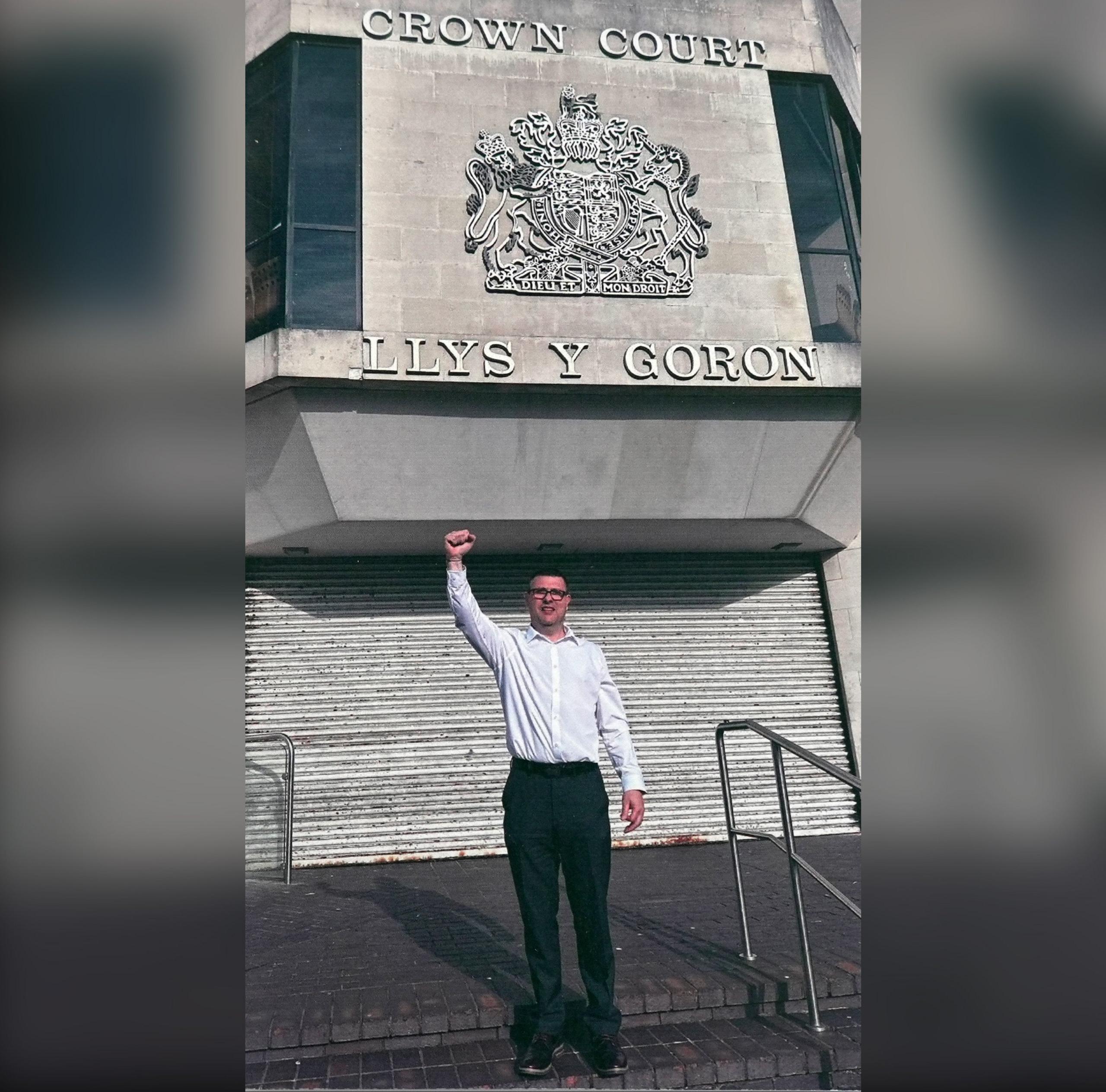 Brian Buckle outside court