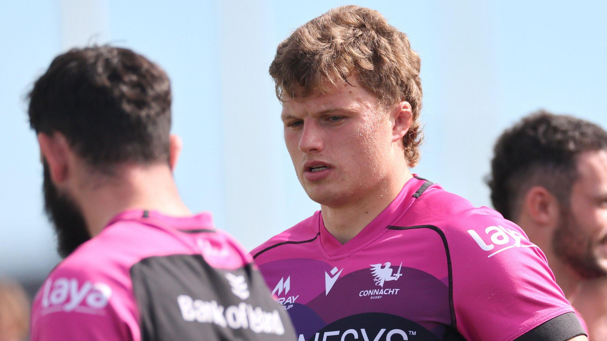 New Connacht captain Cian Prendergast in training