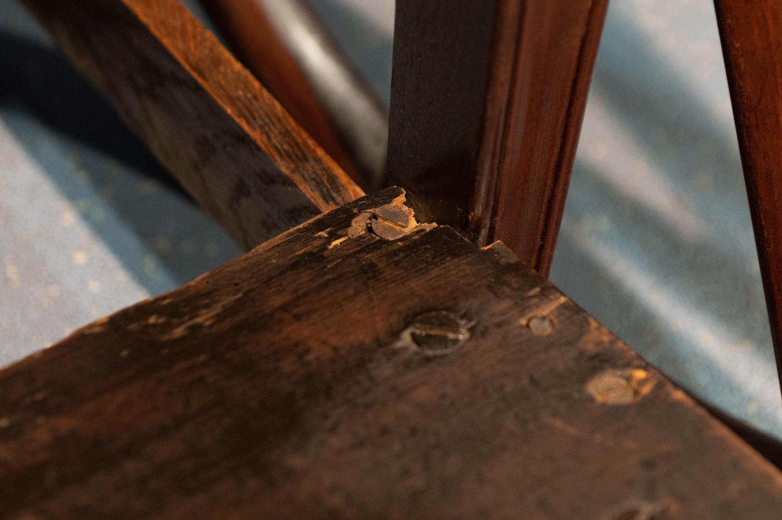 Close up of chair