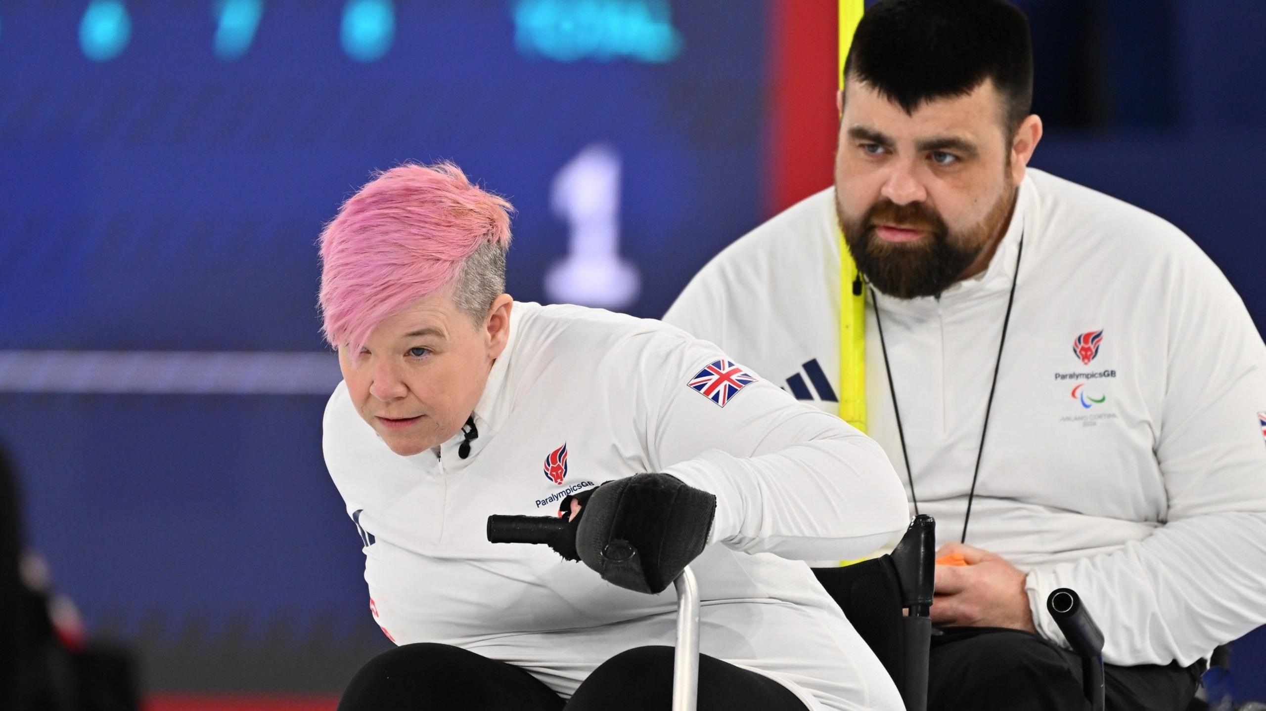 Jason Kean and Jo Butterfield in action