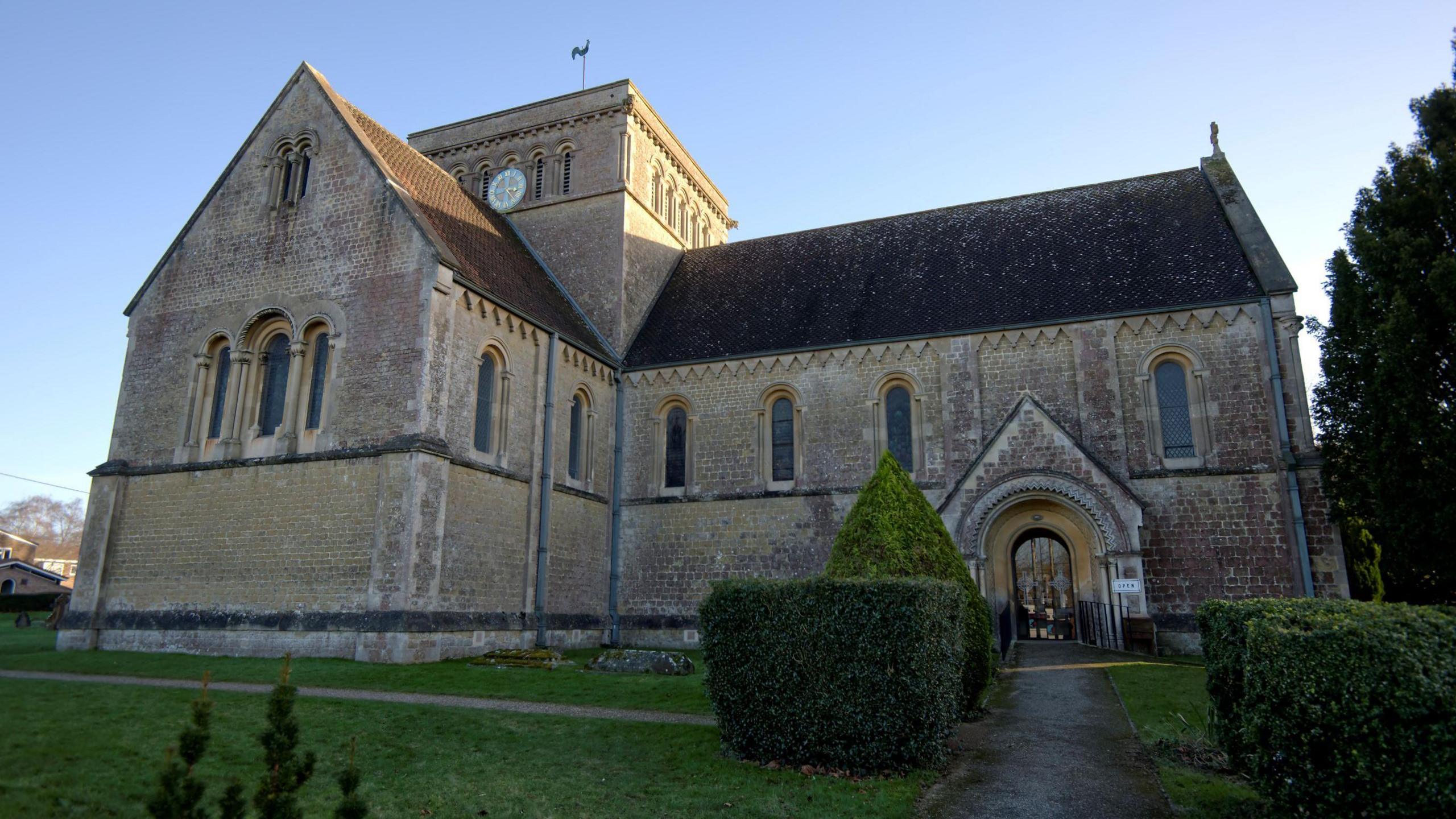 External show of Holy Trinity church in Dilton Marsh