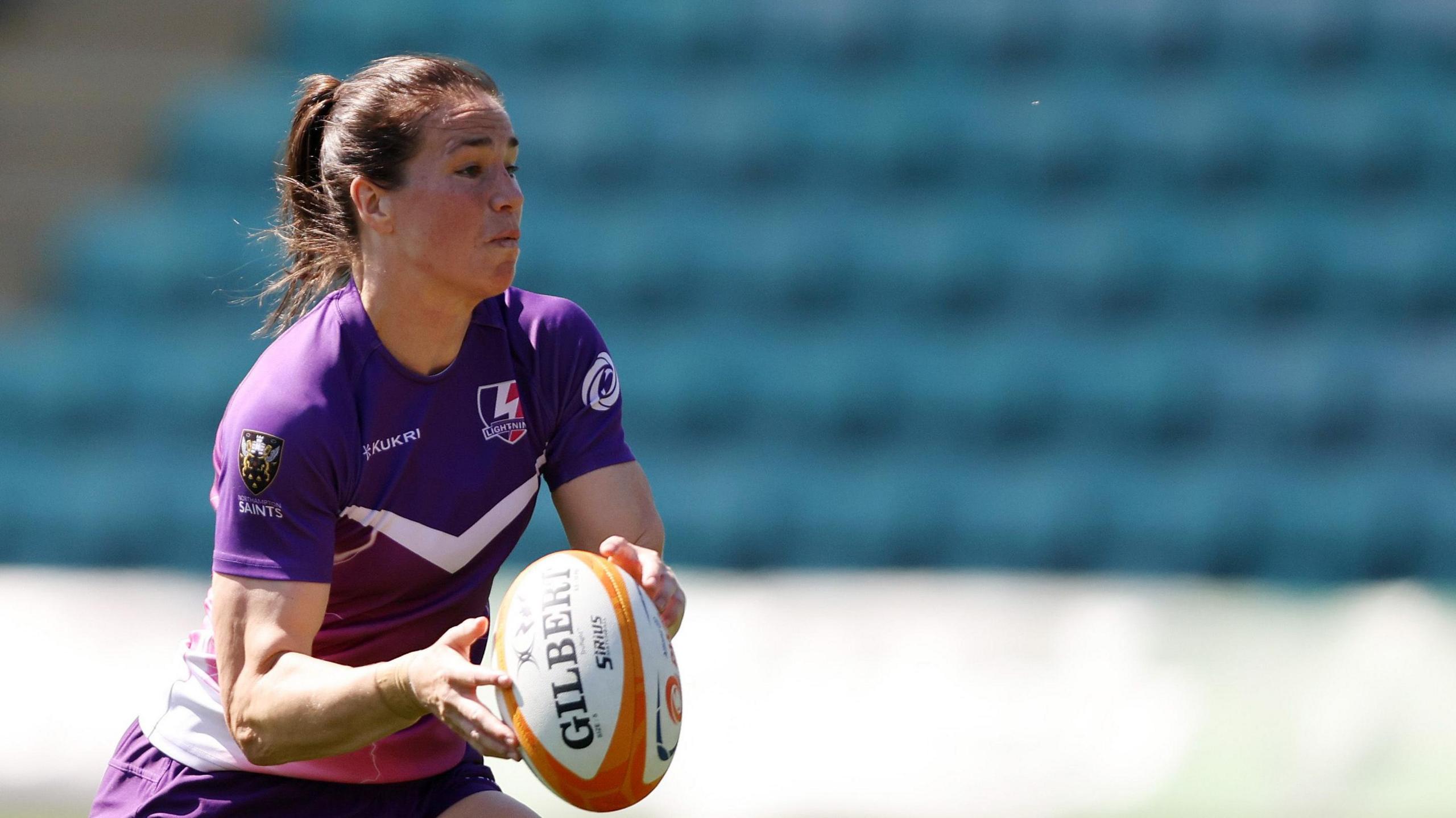 Emily Scarratt in action for Loughborough