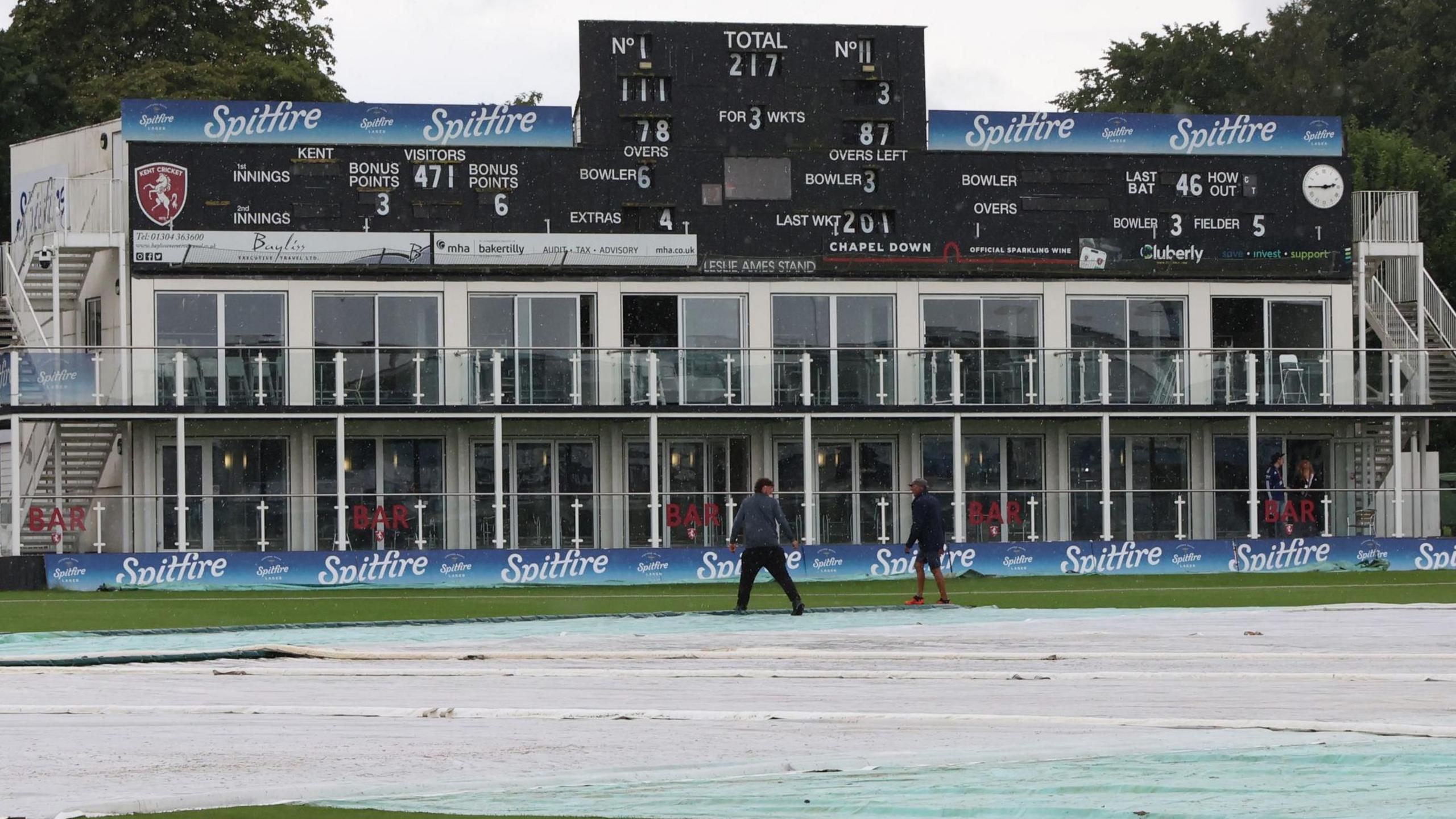 Rain at Canterbury