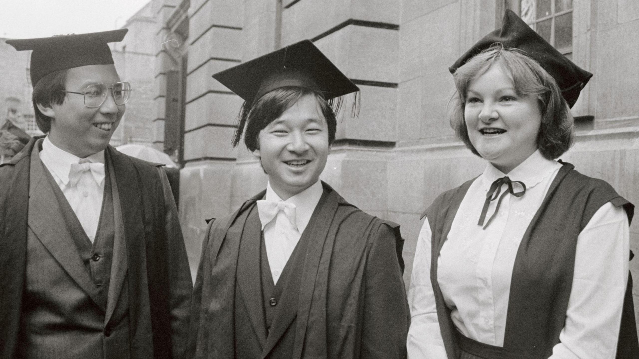 The prince starting as a new student at Merton College Oxford in 1983