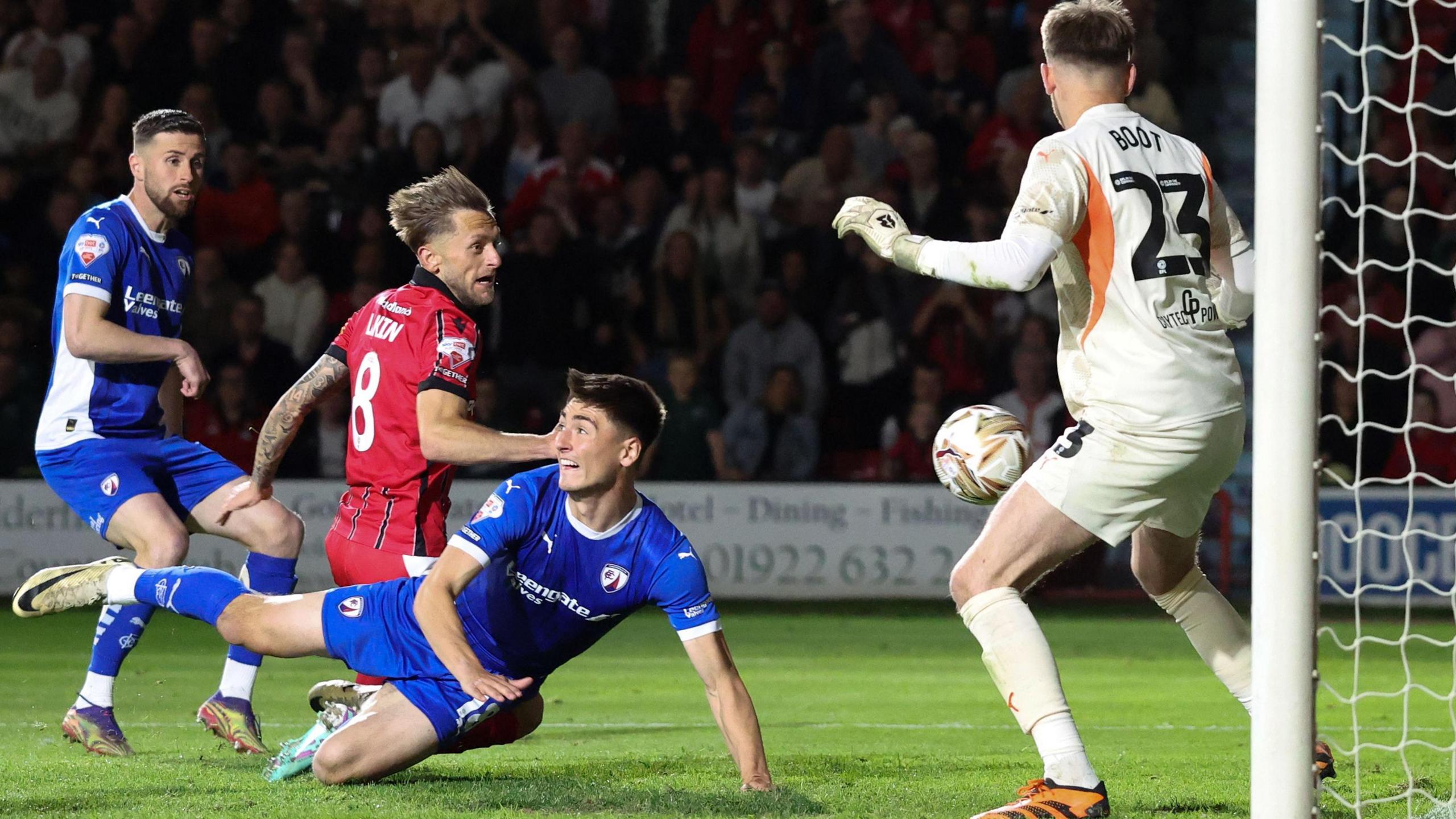 Charlie Lakin scores for Walsall