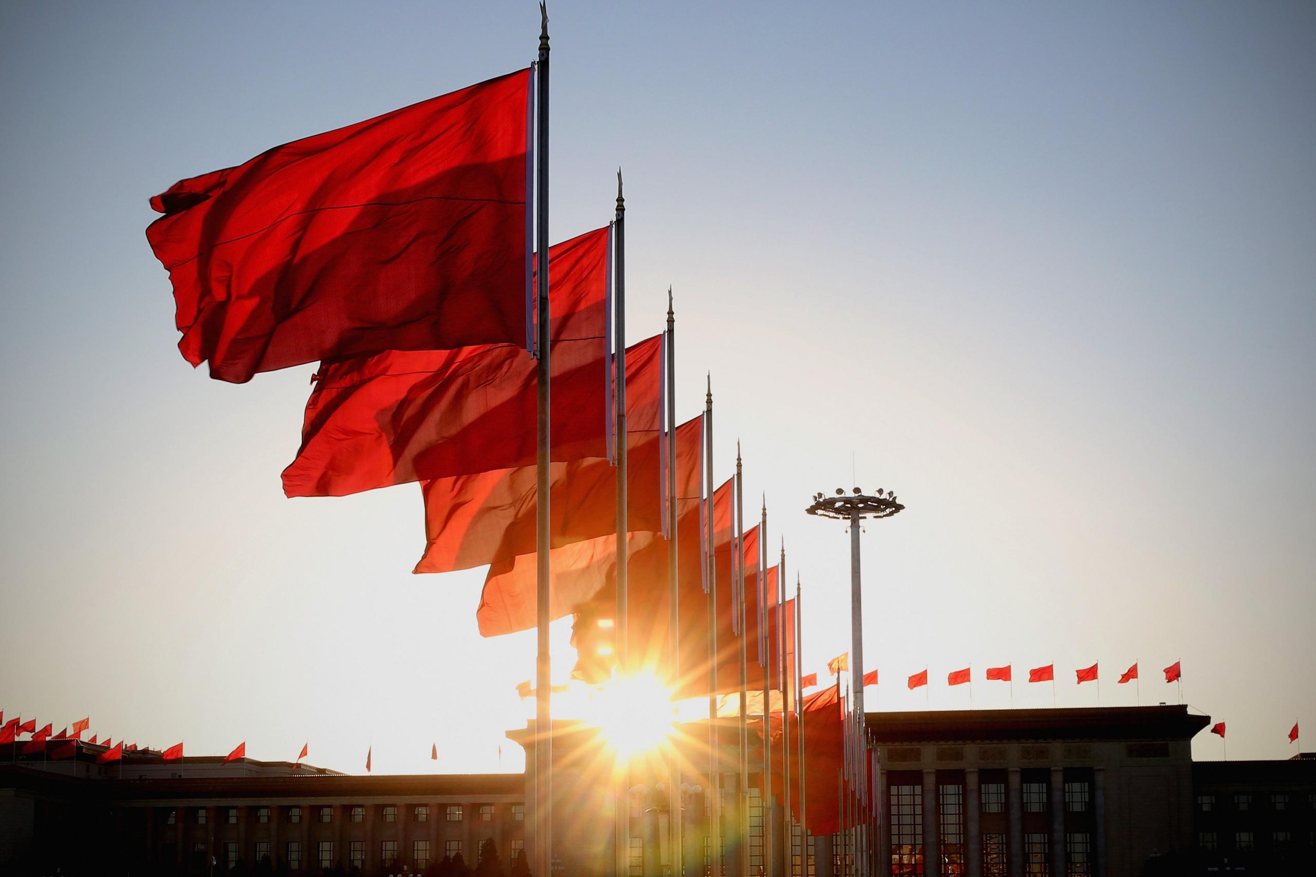 Chinese flags