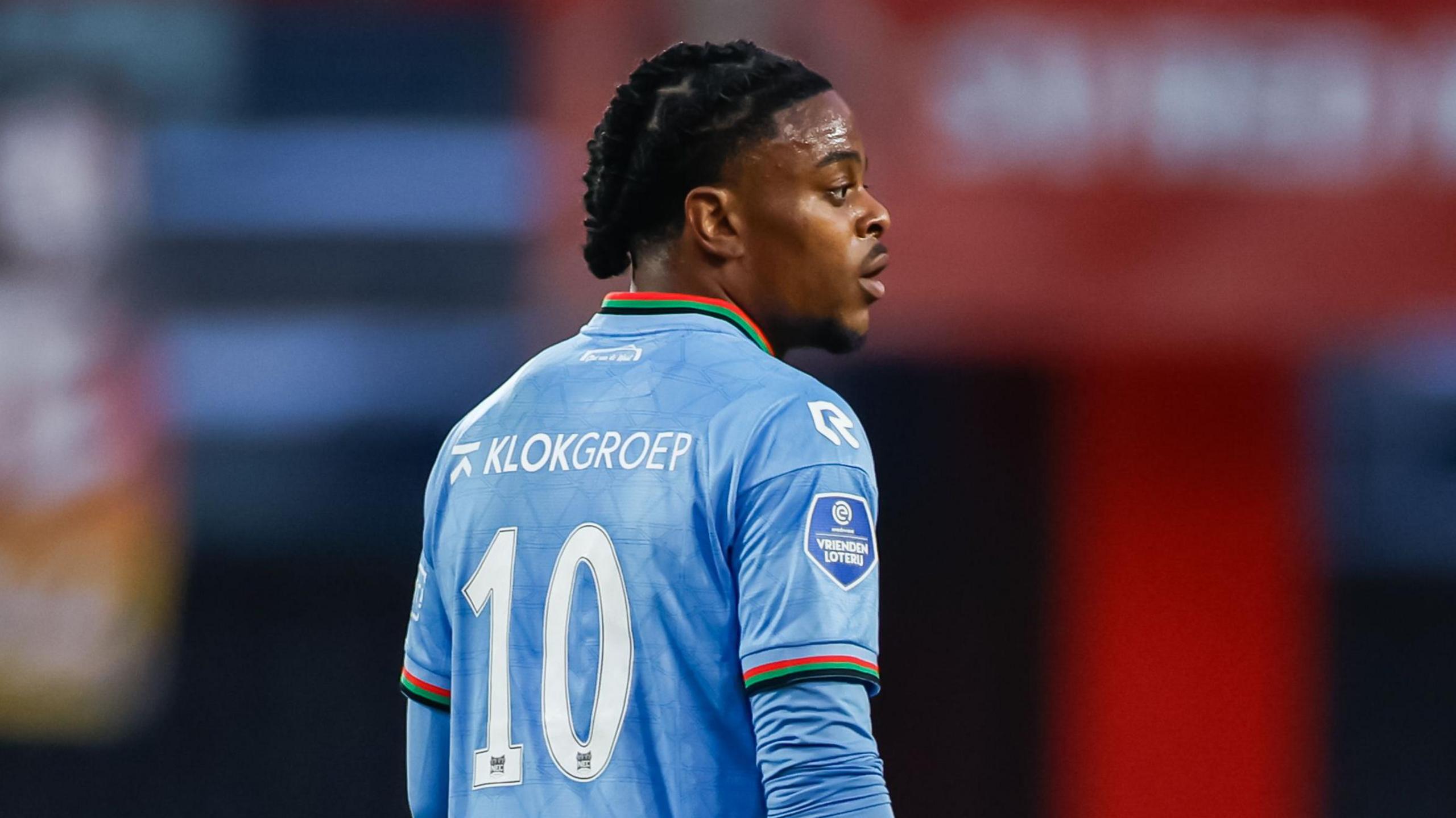 Sontje Hansen playing for NEC Nijmegen last season, wearing the number 10 shirt  