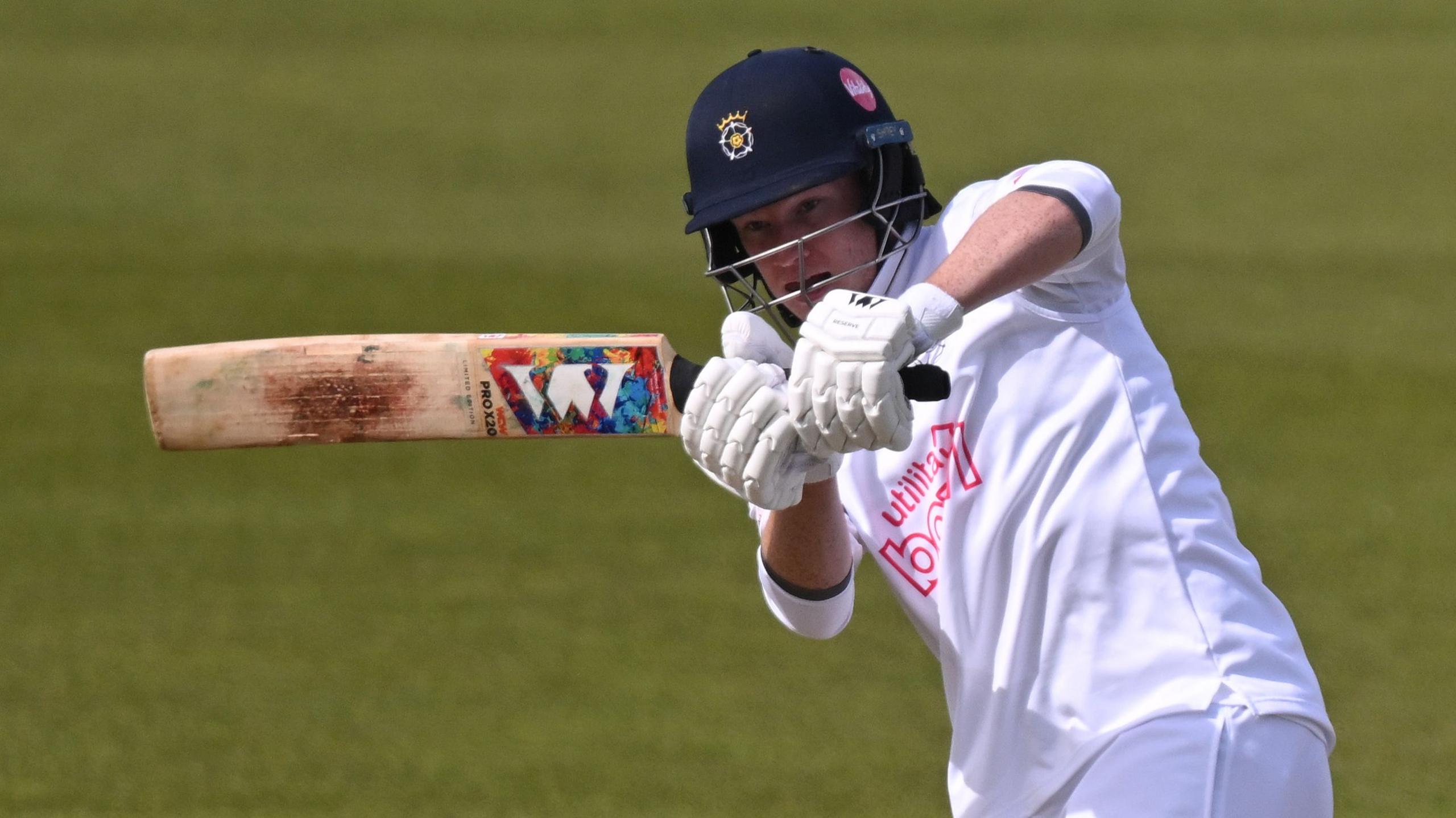 Tom Prest batting for Hampshire