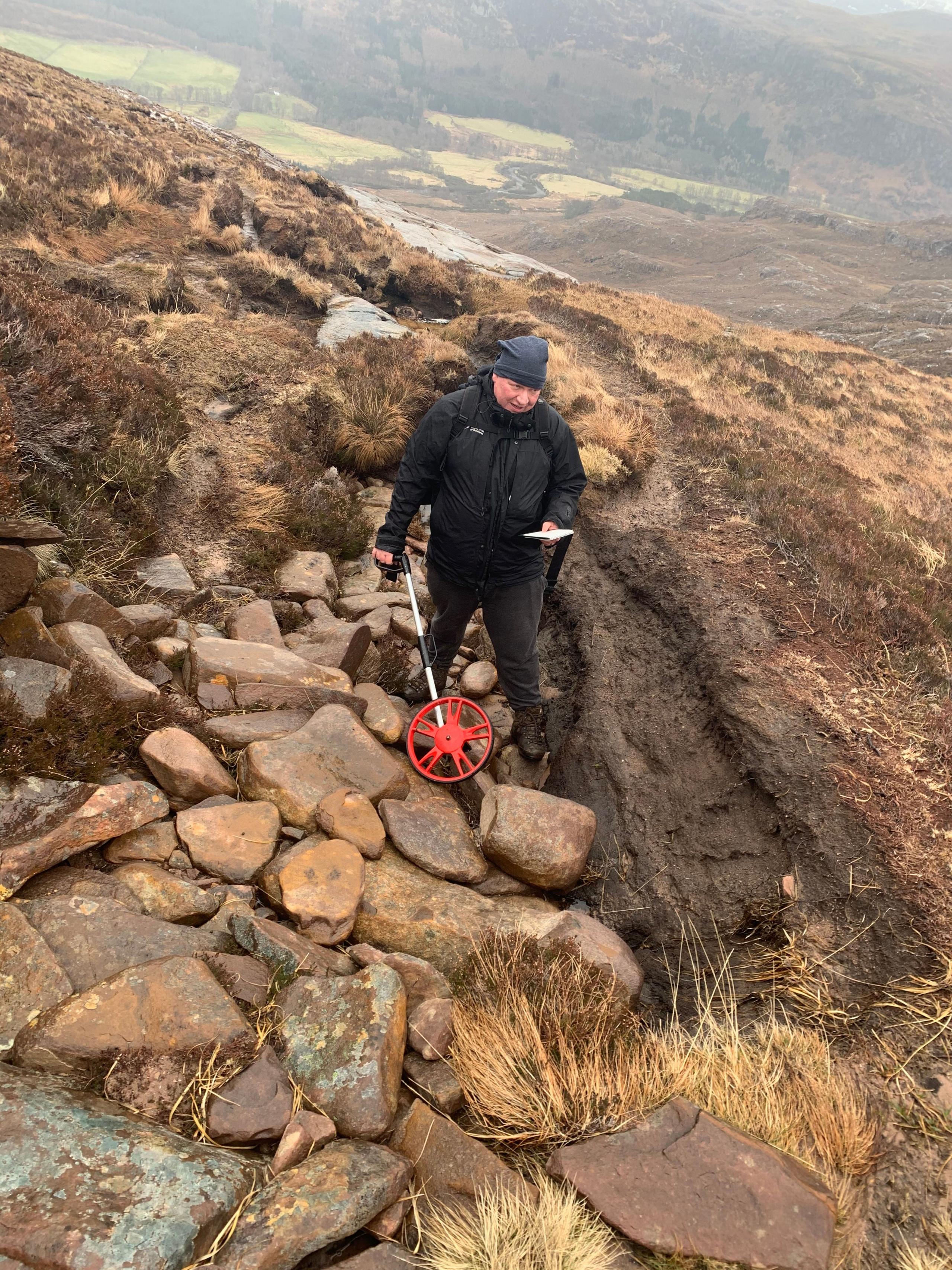 Path survey on An Teallach