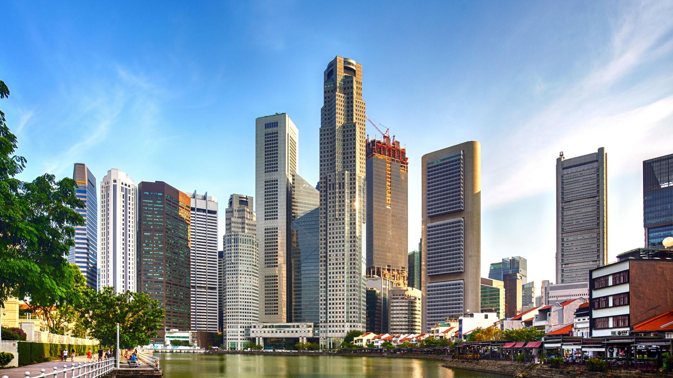 Boat Quay in Singapore