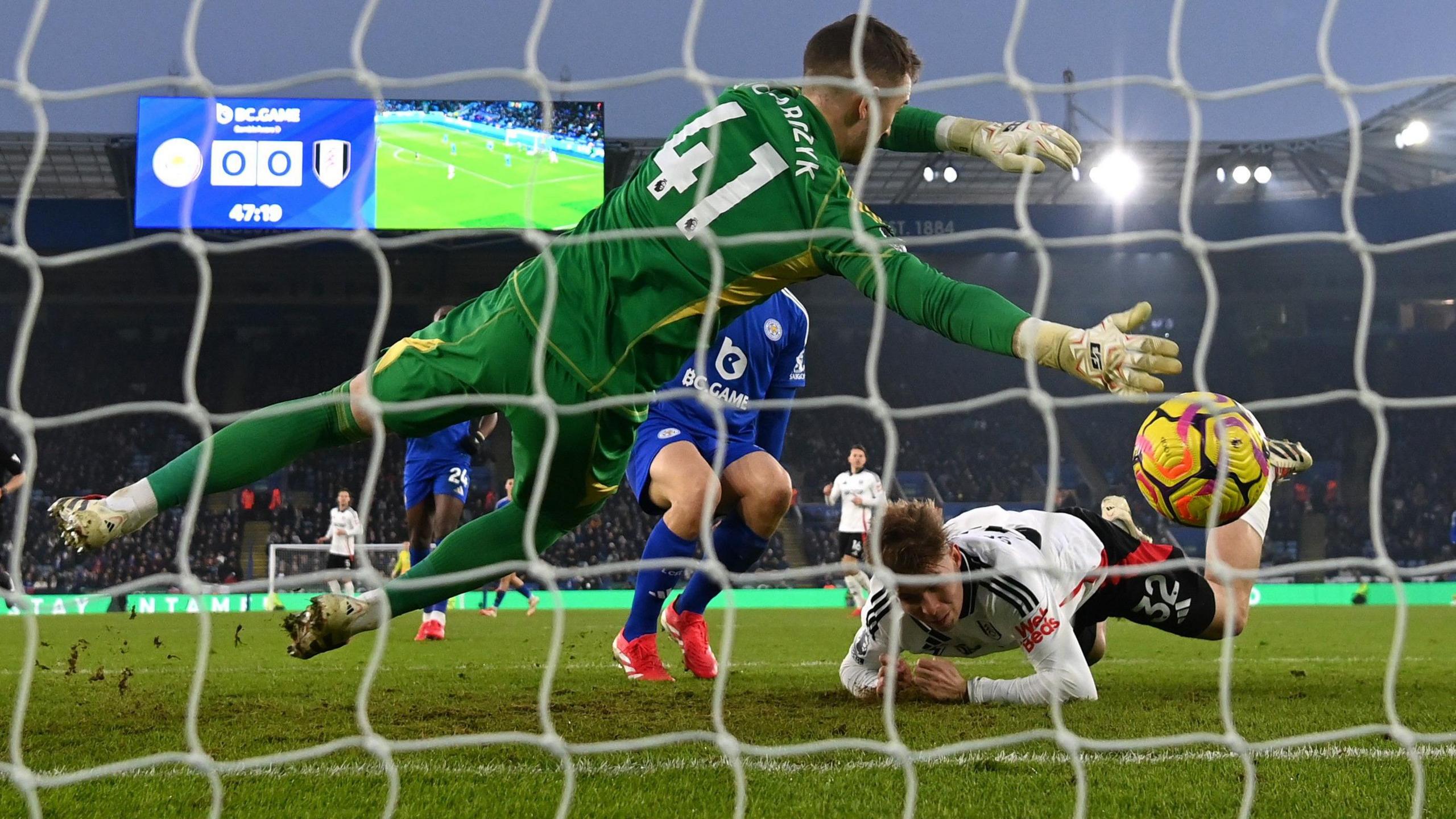 Leicester conceded a goal to Emile Smith Rowe in their defeat by Fulham 