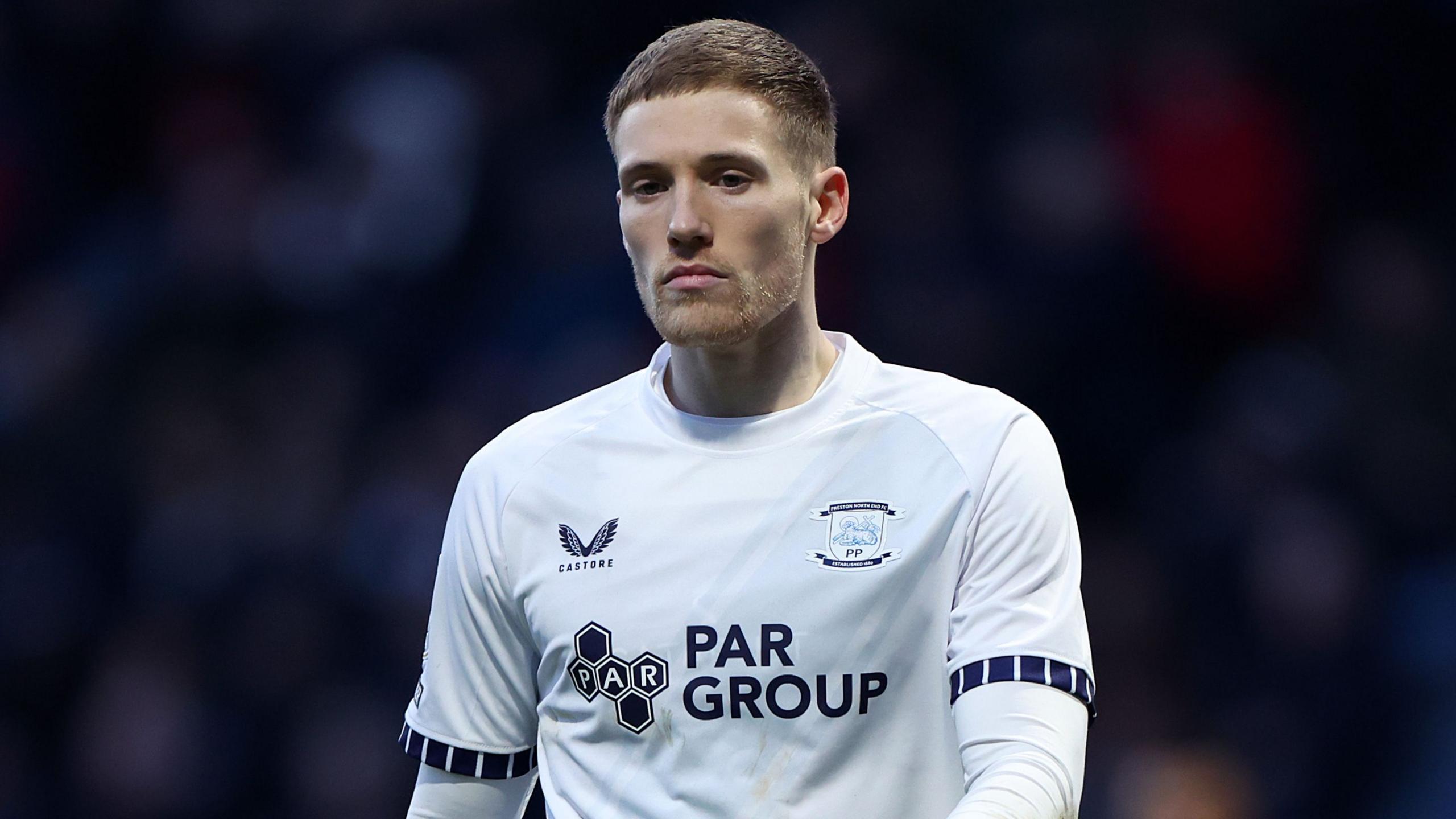 Preston defender Lewis Gibson