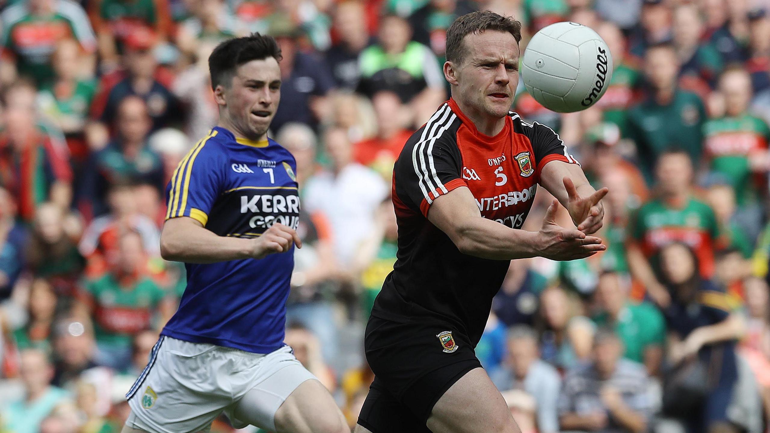 Andy Moran and Paul Murphy in action during the 2017 semi-final replay