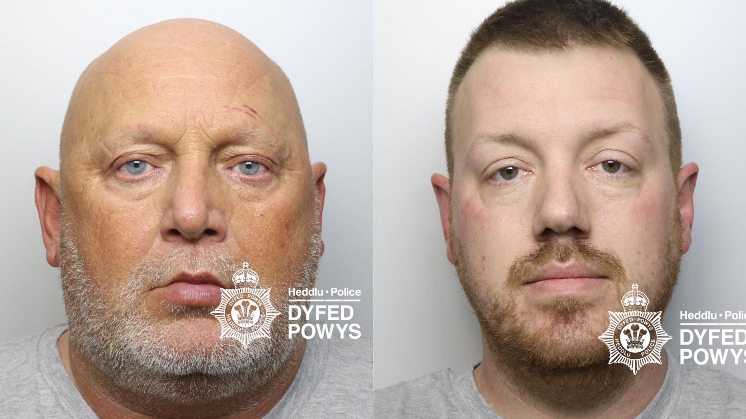 Stewart Jones (chwith) a Thomas Ashford