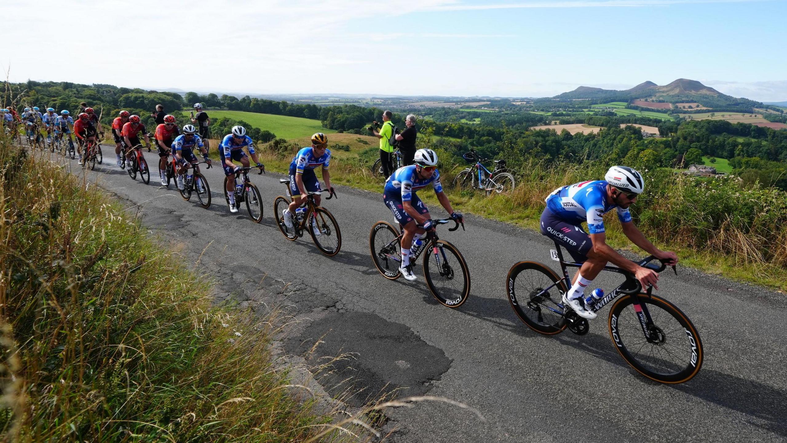 Riders at the Tour of Britain