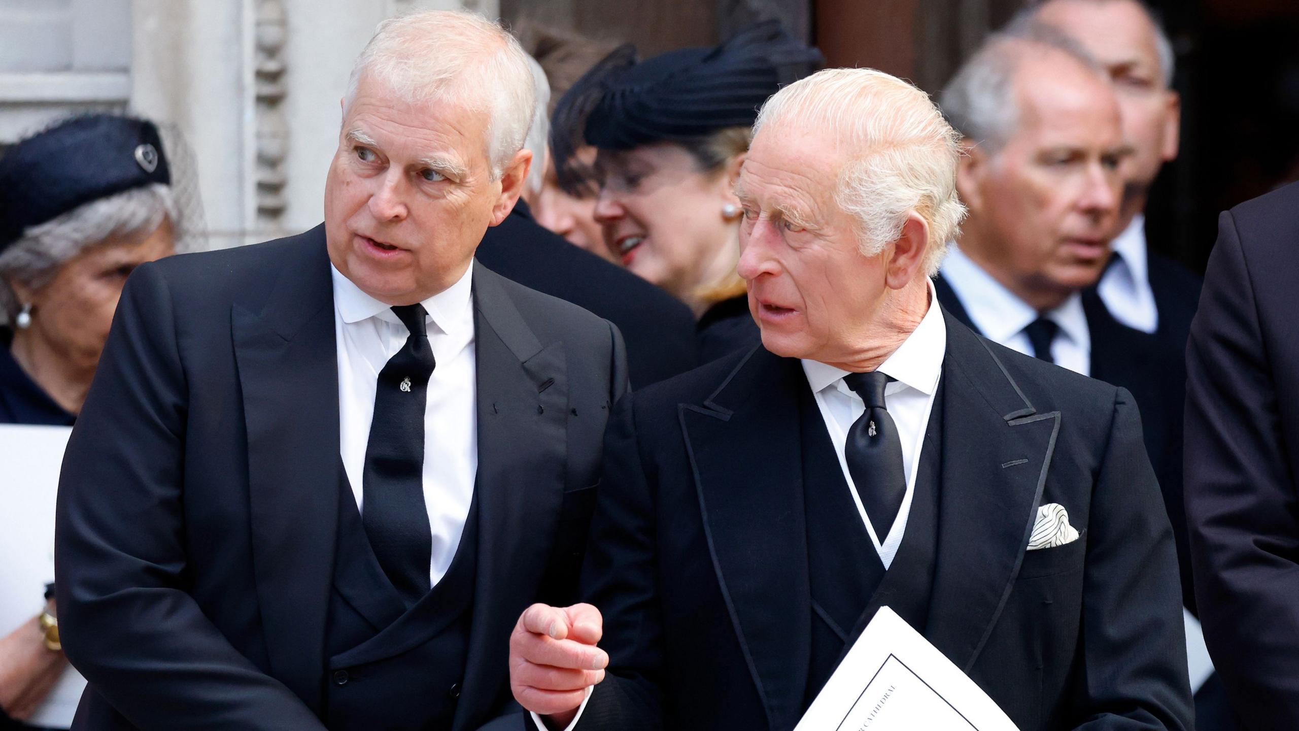 Andrew and King Charles: A personal battle of royal brothers - BBC News