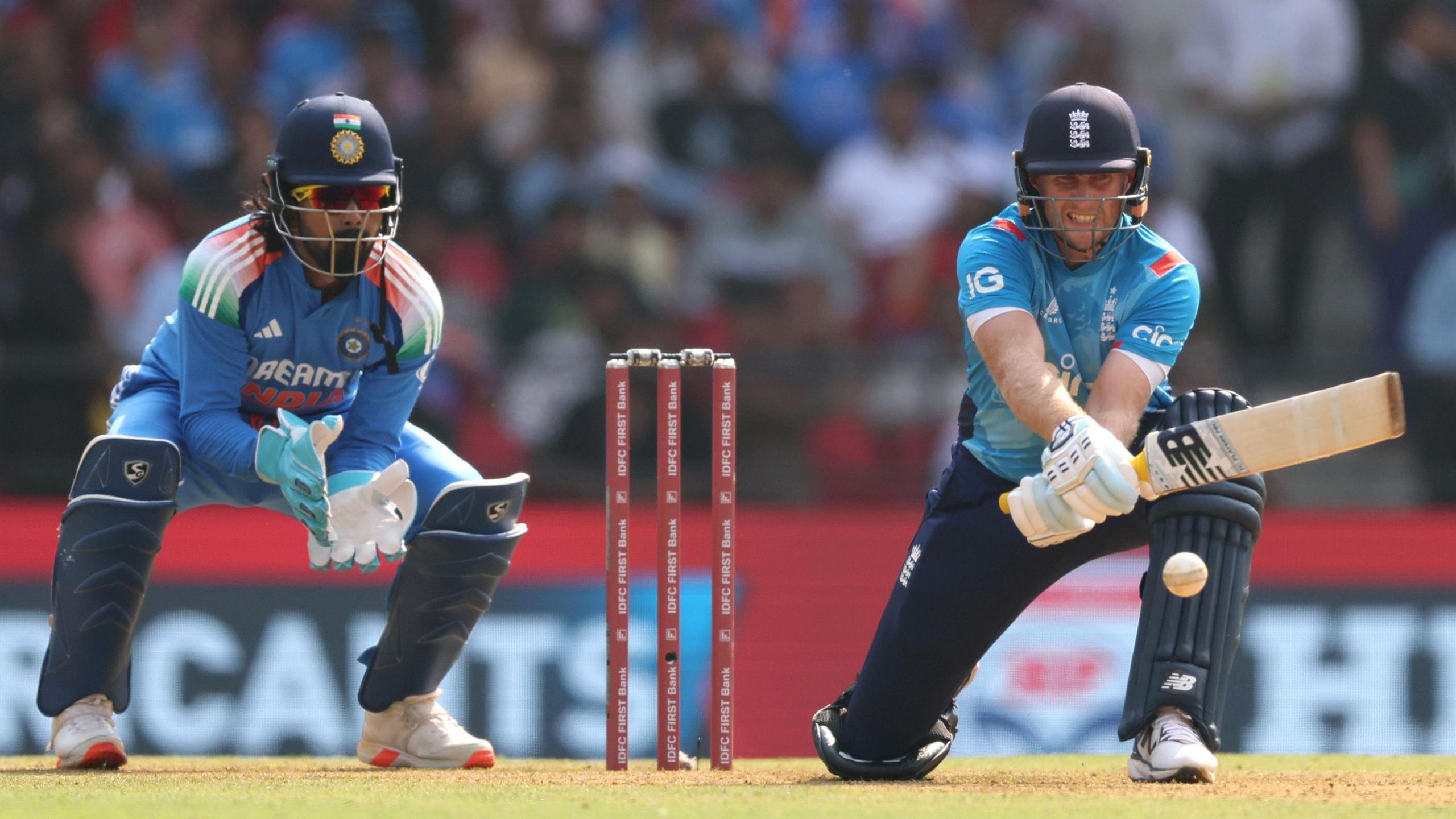 Joe Root bats against India in recent ODI series