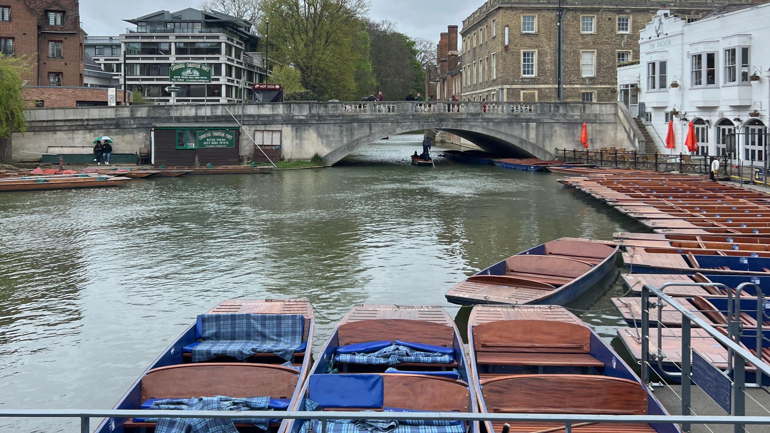 Punting boats in cambridge