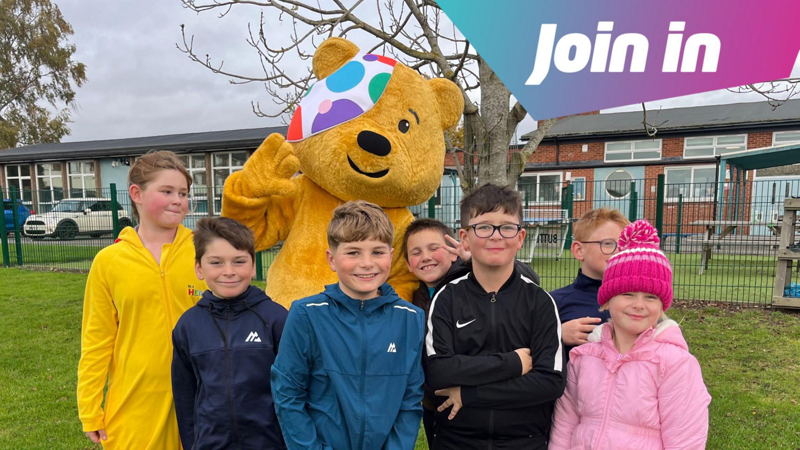 Children with Pudsey.