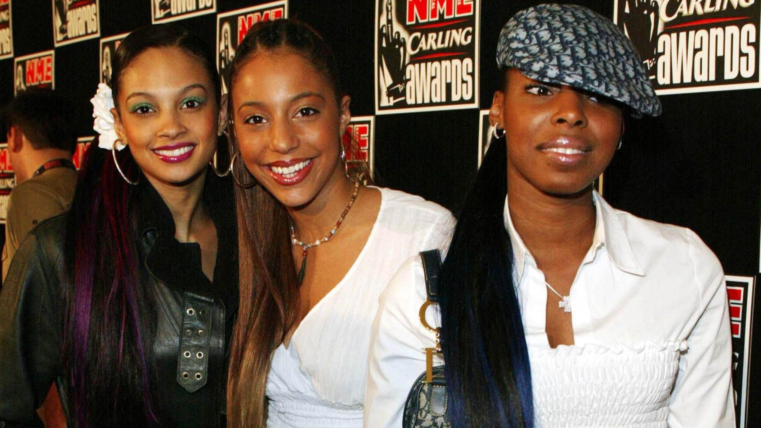 British pop group Mis-teeq attend the NME Music Awards in 2002