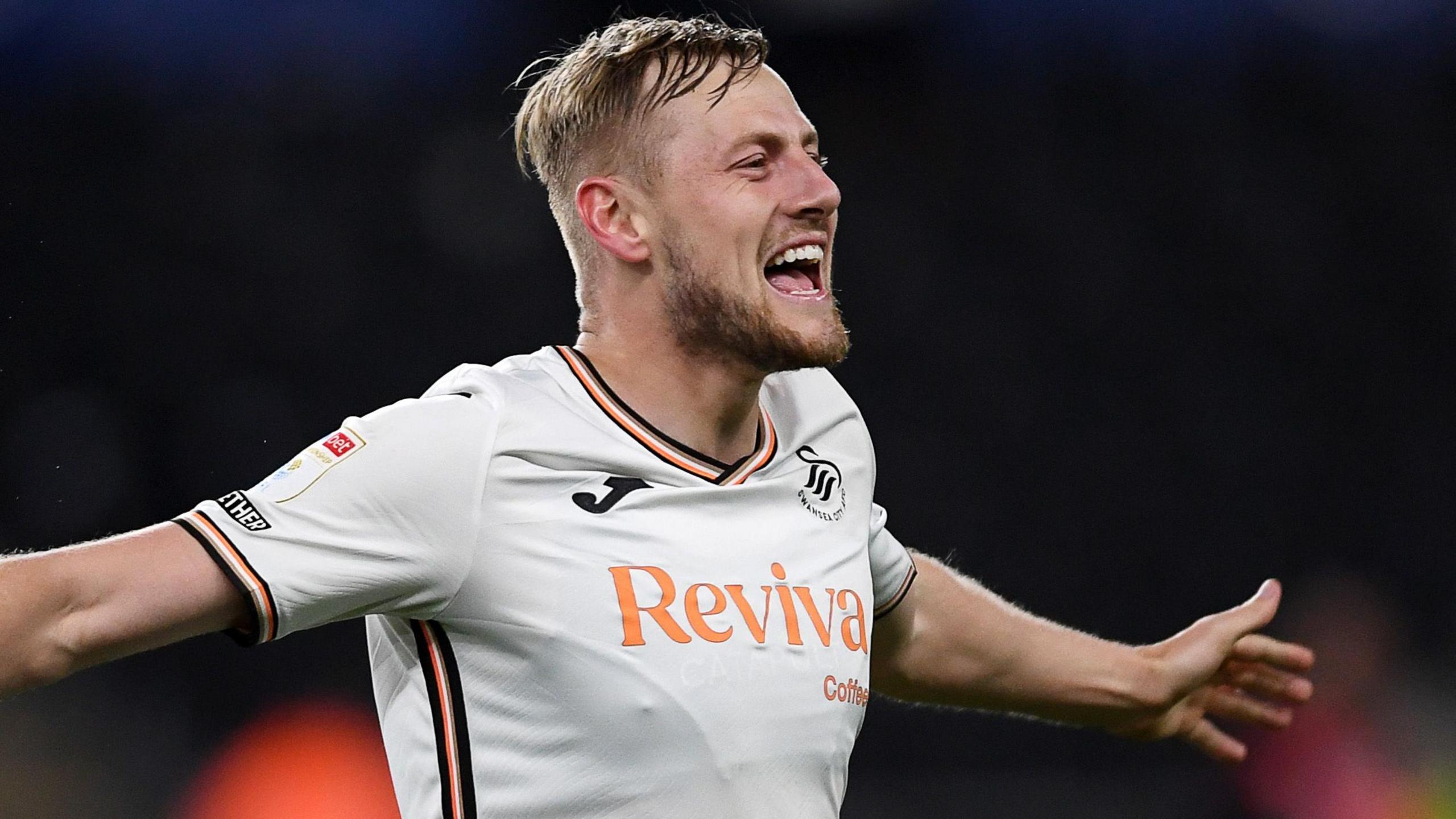 Harry Darling celebrates