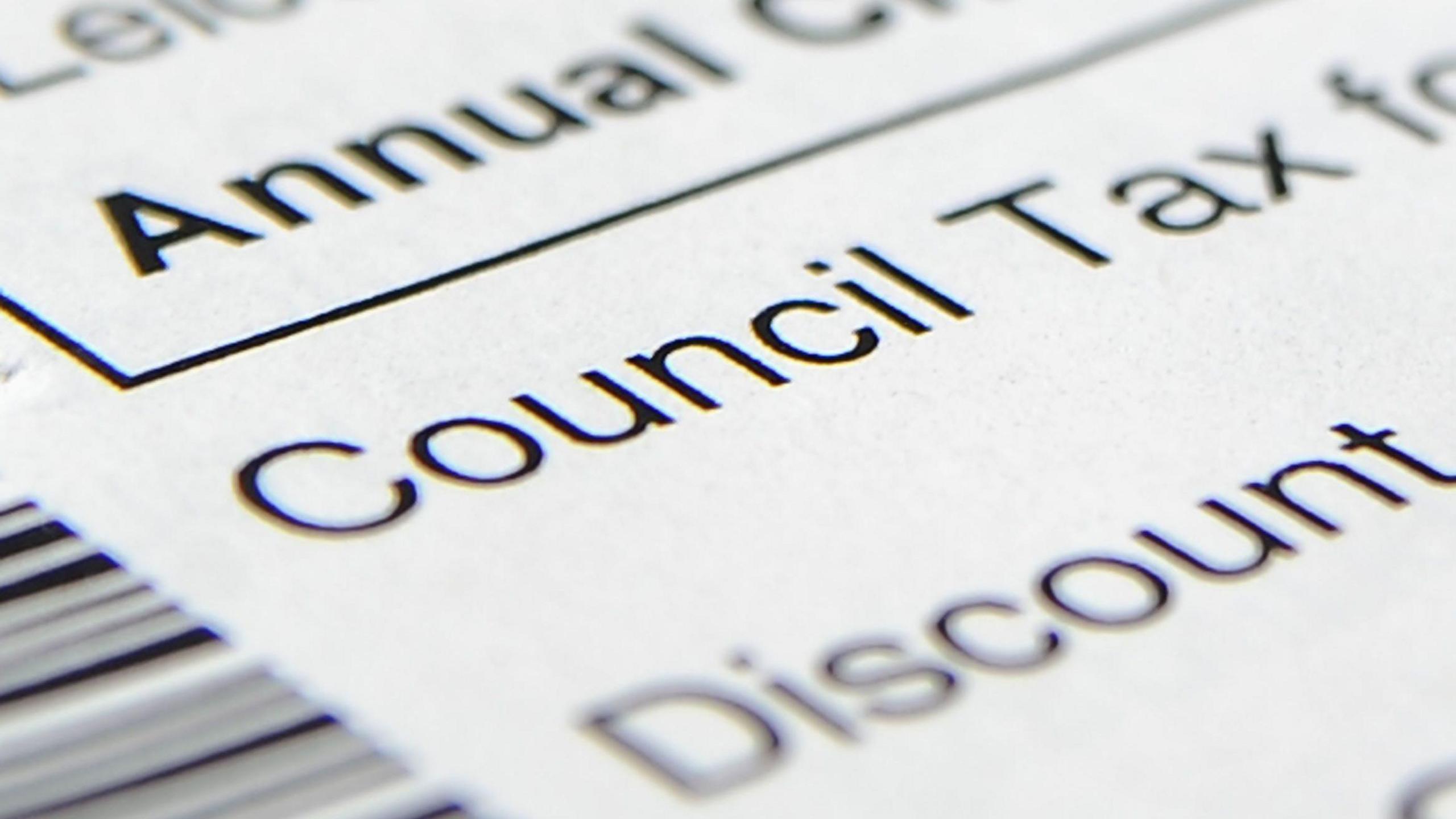 A copy of a council tax bill